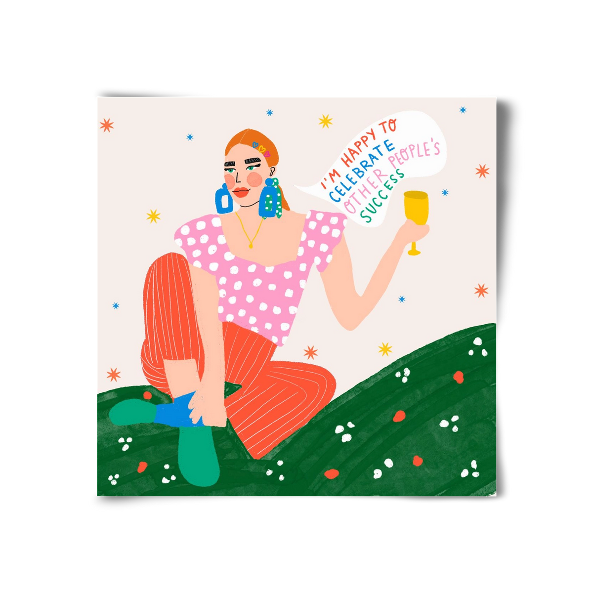 Be Happy For Others , 30x30 cm, Keret nélkül