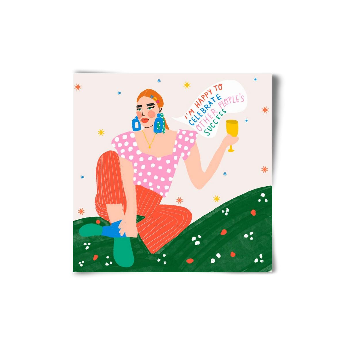 Be Happy For Others , 20x20 cm, Keret nélkül