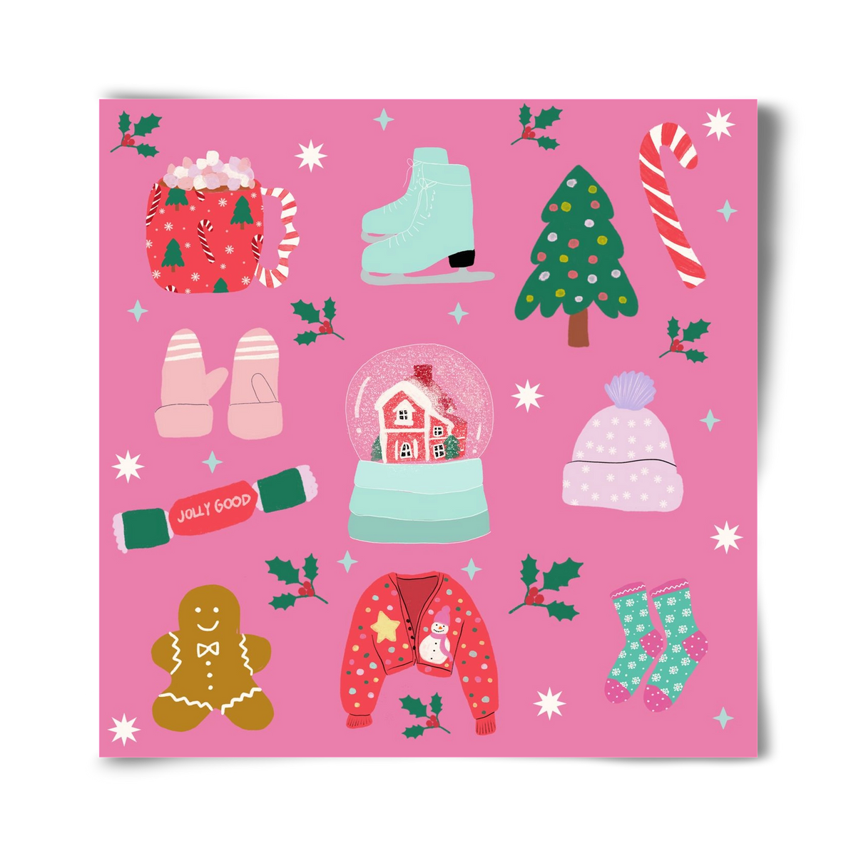 Cozy Season , 40x40 cm, Keret nélkül