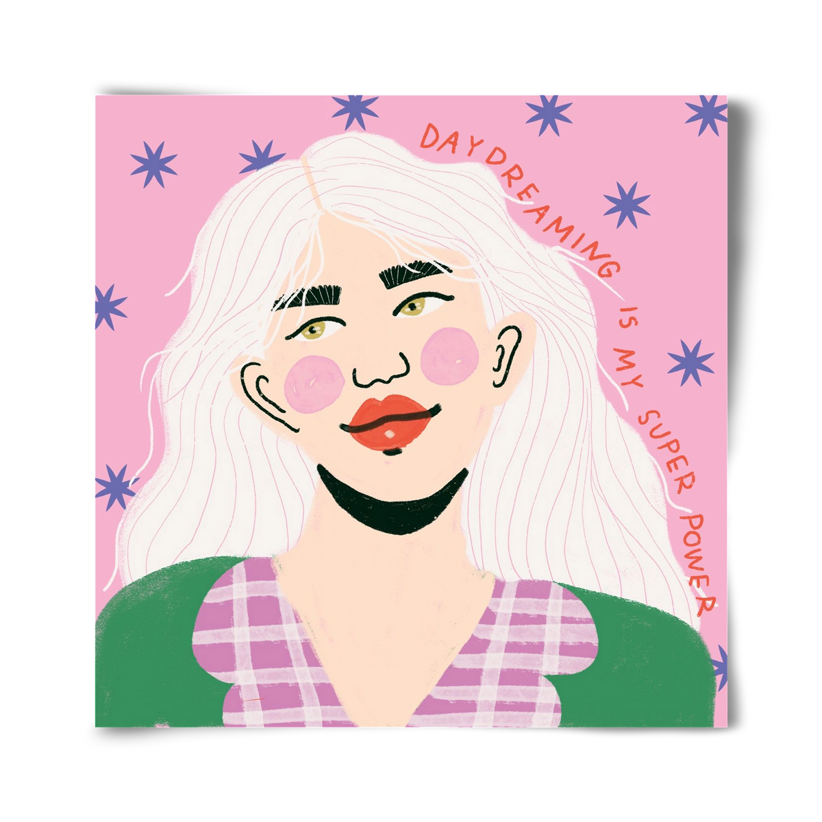 Daydreaming Is My Superpower, 40x40 cm, Keret nélkül