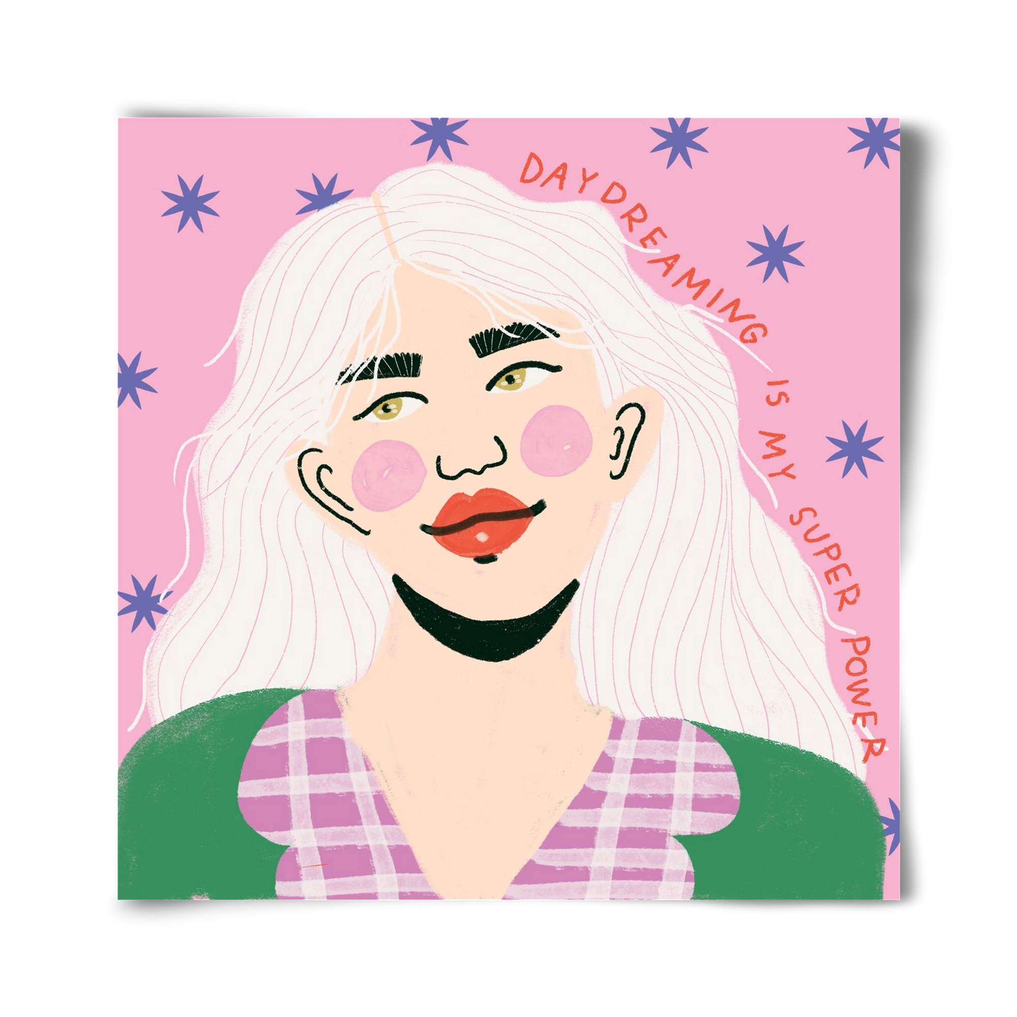 Daydreaming Is My Superpower, 40x40 cm, Keret nélkül