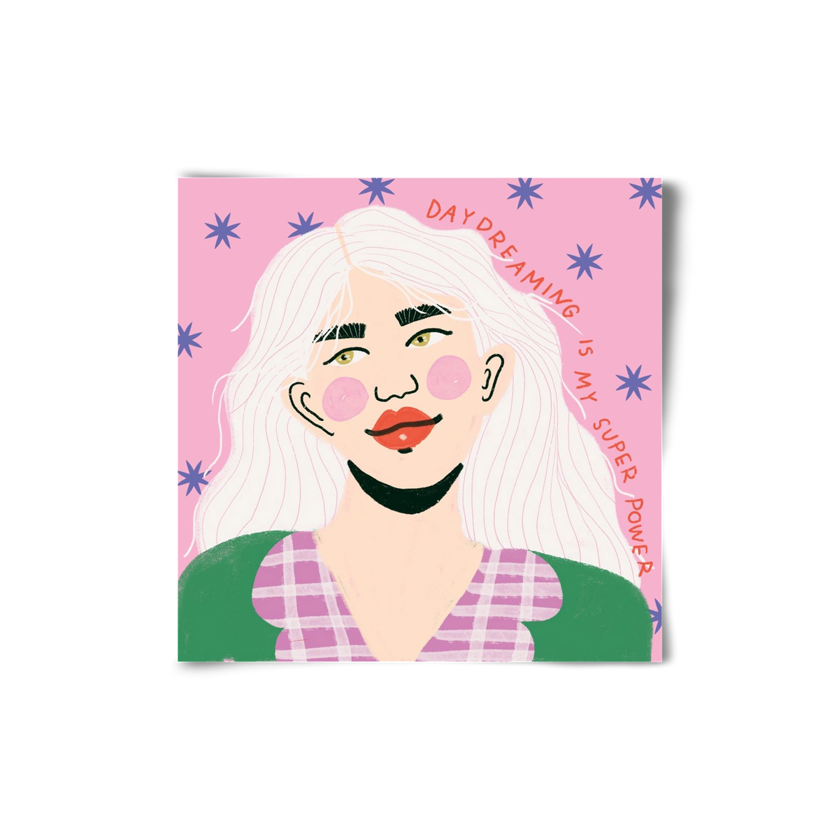 Daydreaming Is My Superpower, 20x20 cm, Keret nélkül