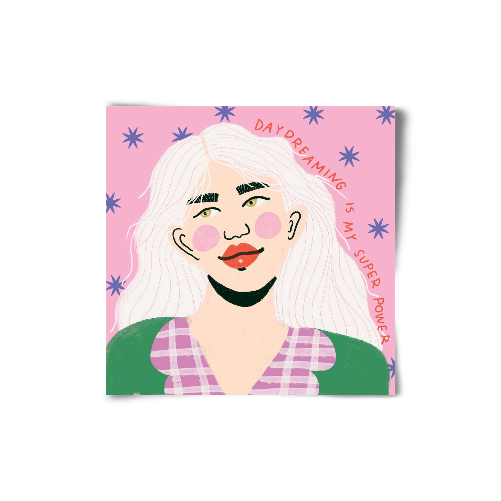 Daydreaming Is My Superpower, 20x20 cm, Keret nélkül