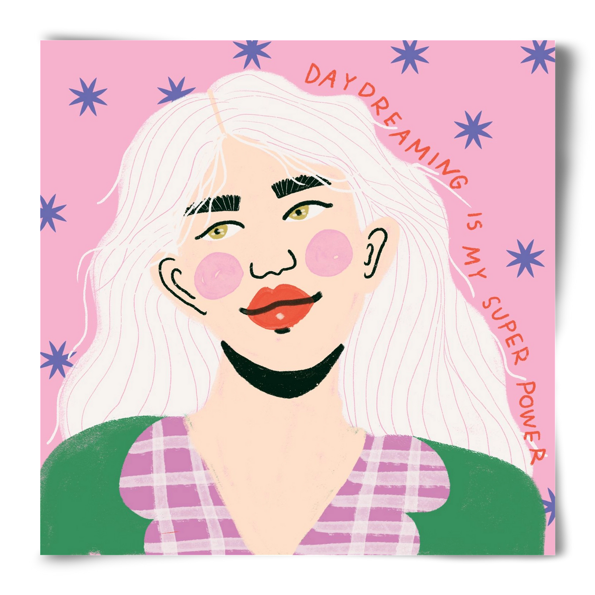 Daydreaming Is My Superpower, 50x50 cm, Keret nélkül