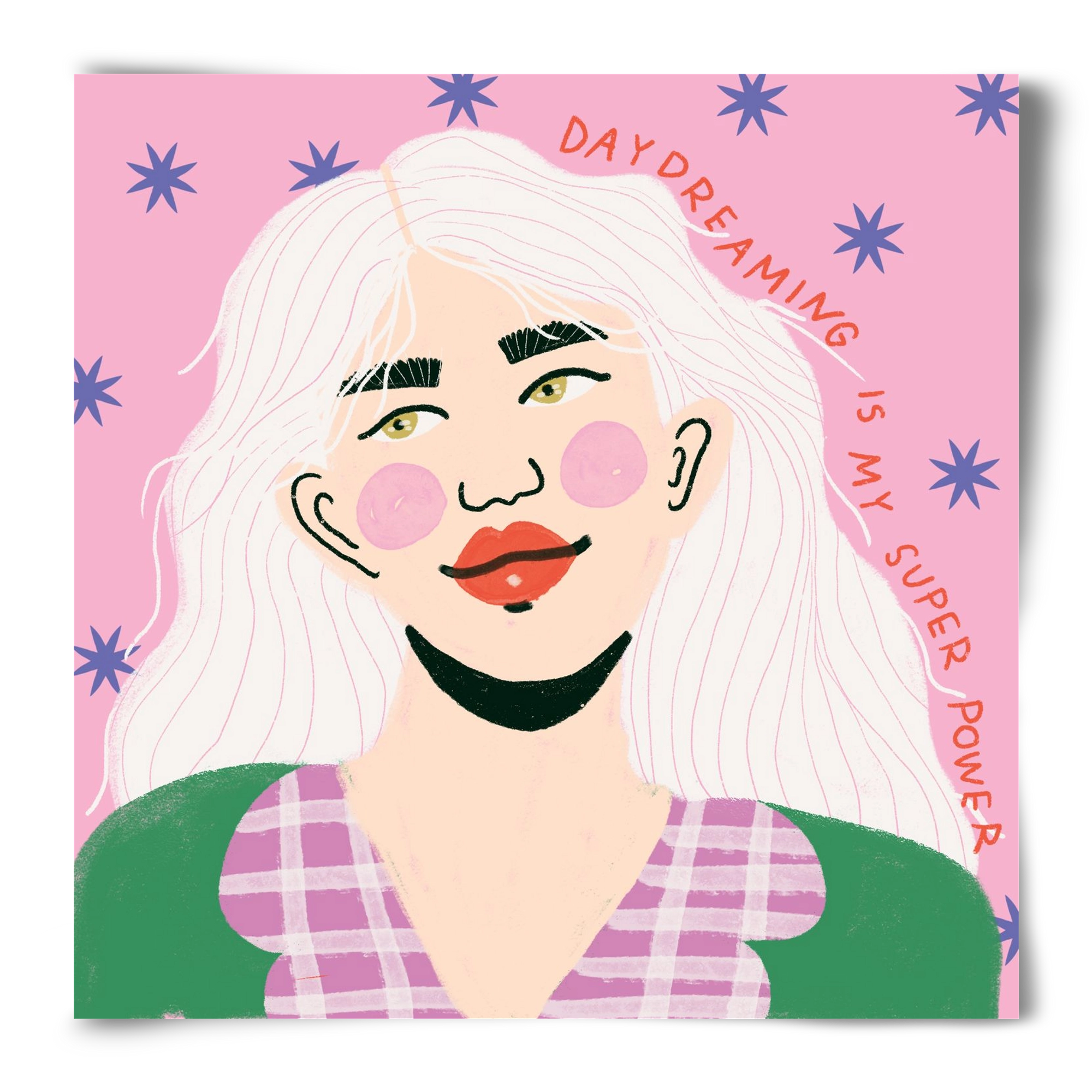 Daydreaming Is My Superpower, 50x50 cm, Keret nélkül
