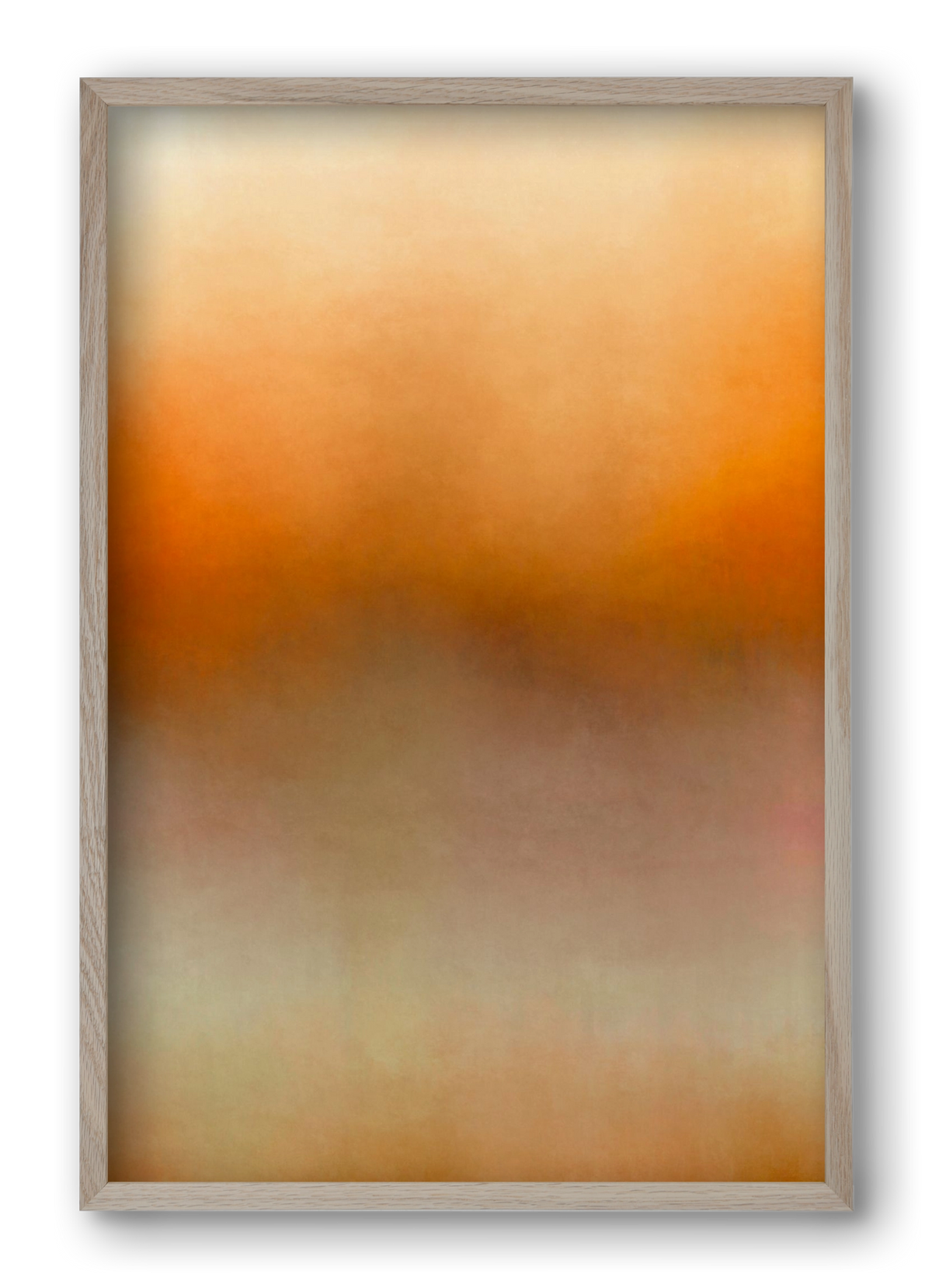 COLOR GRADIENT - 01, 40x60 cm (40x60 cm), Tölgy keret