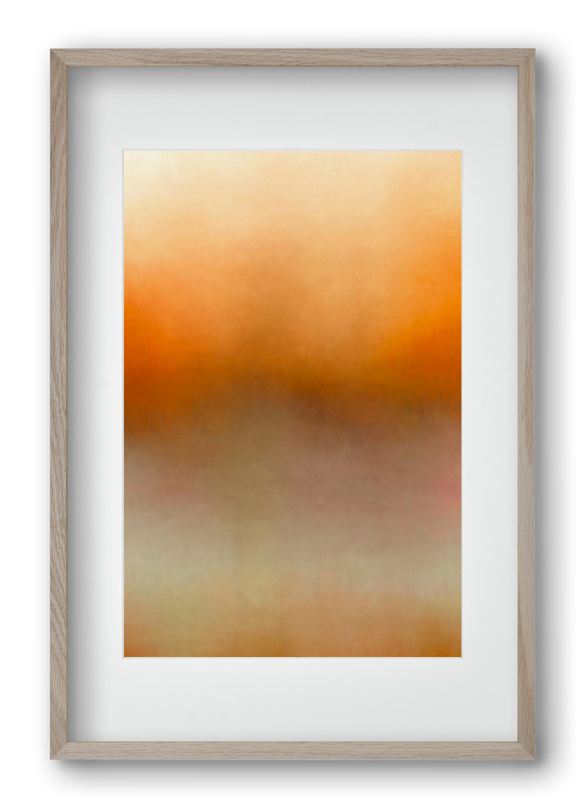 COLOR GRADIENT - 01, 40x60 cm (30x45 cm), Tölgy keret, paszpartuval