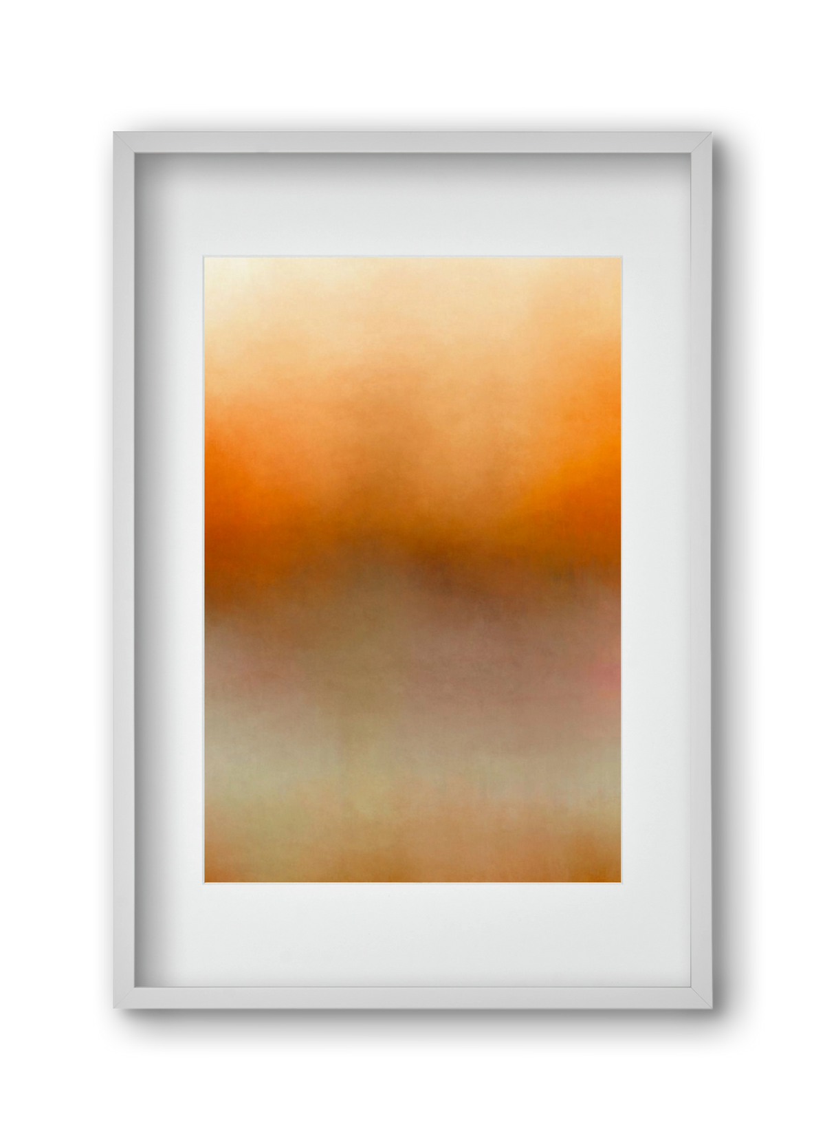 COLOR GRADIENT - 01, 30x45 cm (20x30 cm), Fehér keret, paszpartuval