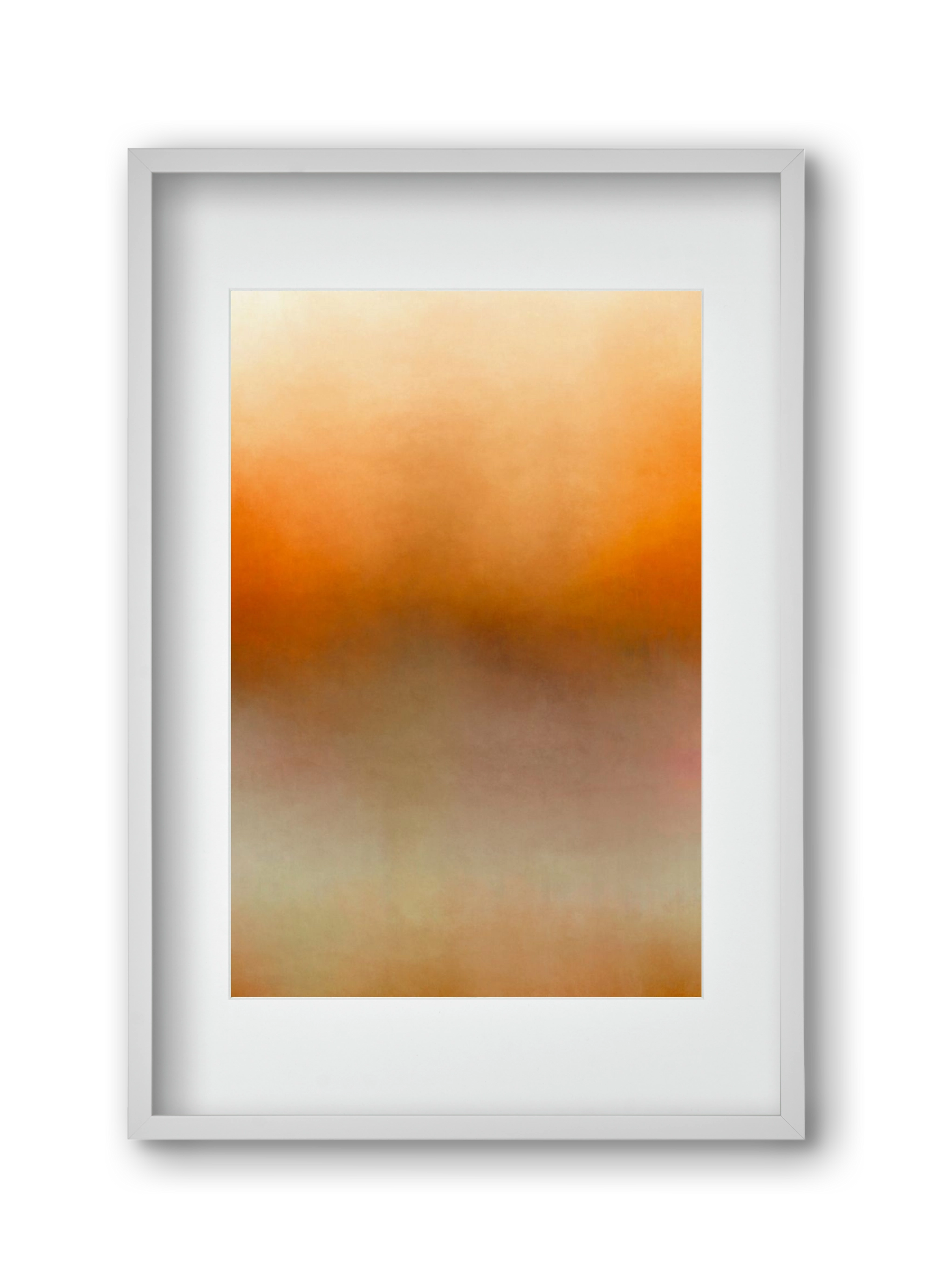 COLOR GRADIENT - 01, 30x45 cm (20x30 cm), Fehér keret, paszpartuval