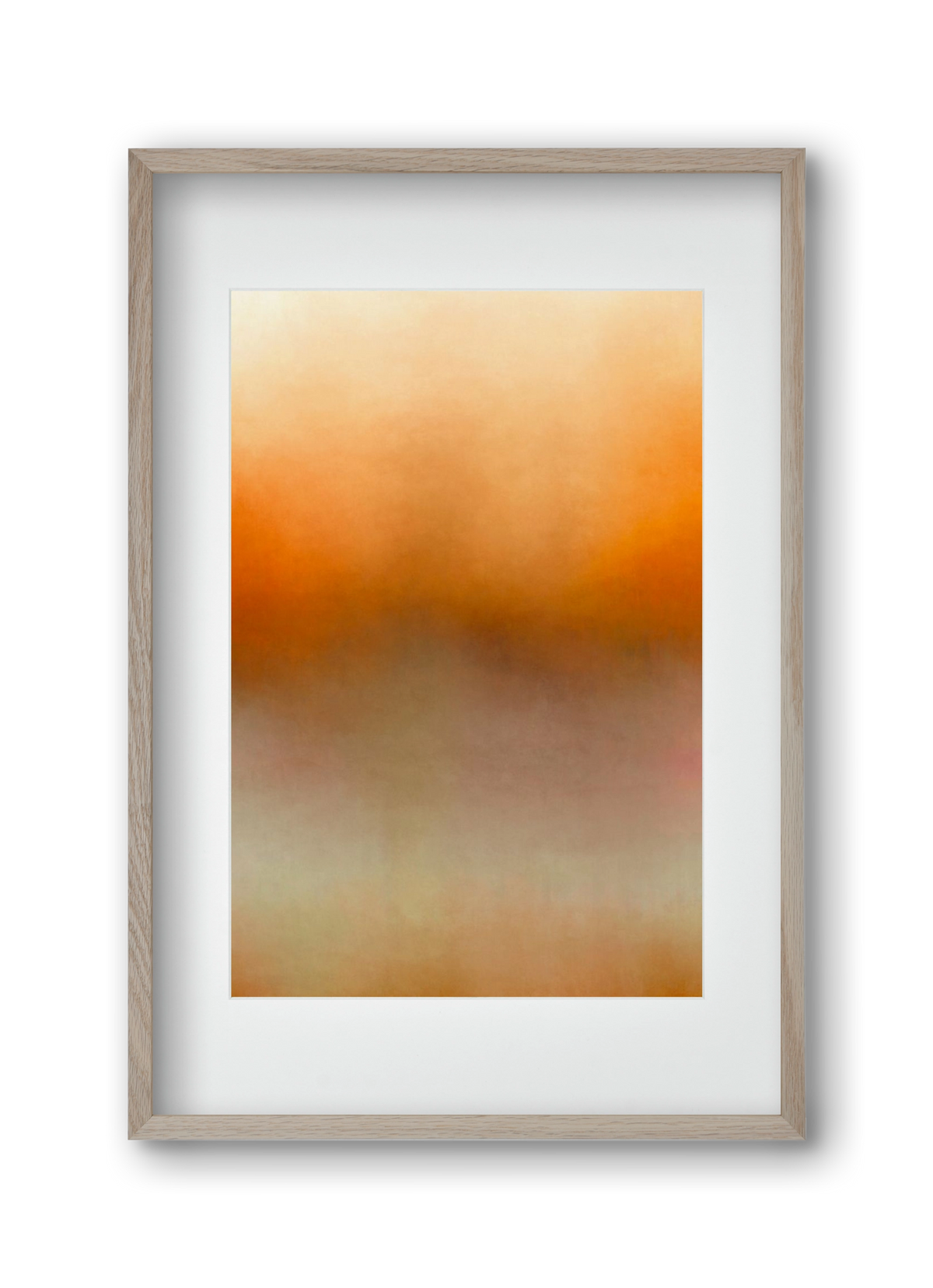 COLOR GRADIENT - 01, 30x45 cm (20x30 cm), Tölgy keret, paszpartuval