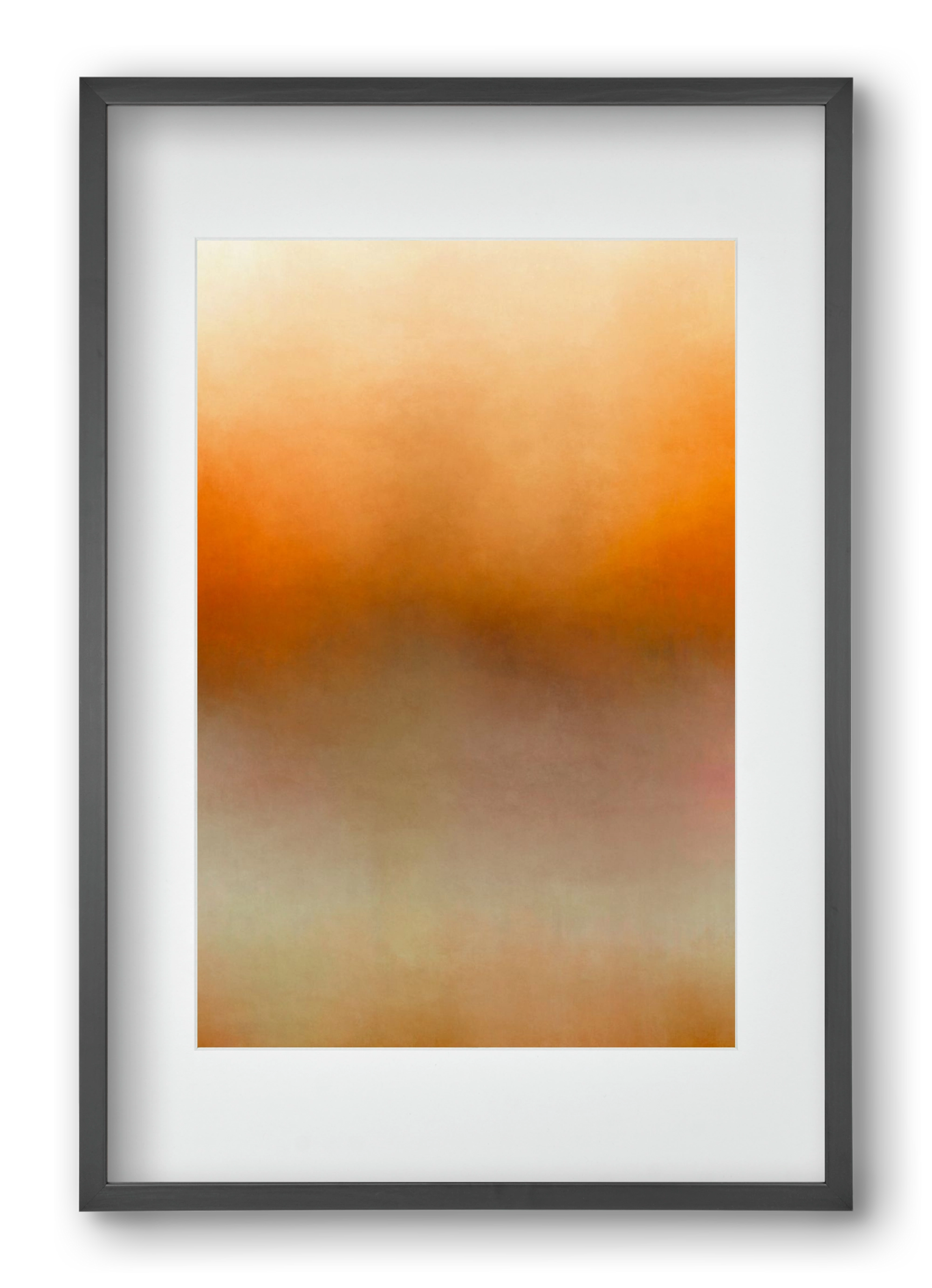 COLOR GRADIENT - 01, 40x60 cm (30x45 cm), Fekete keret, paszpartuval