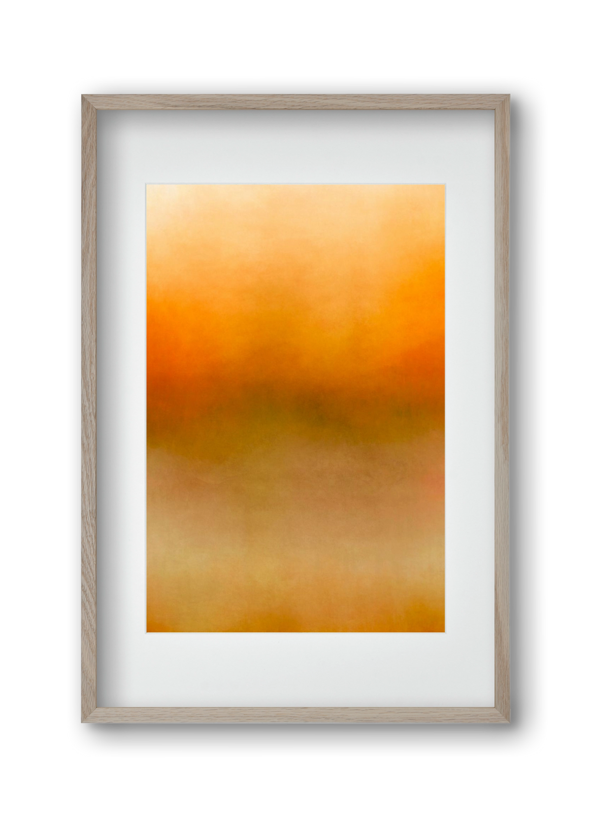 COLOR GRADIENT - 02, 30x45 cm (20x30 cm), Tölgy keret, paszpartuval