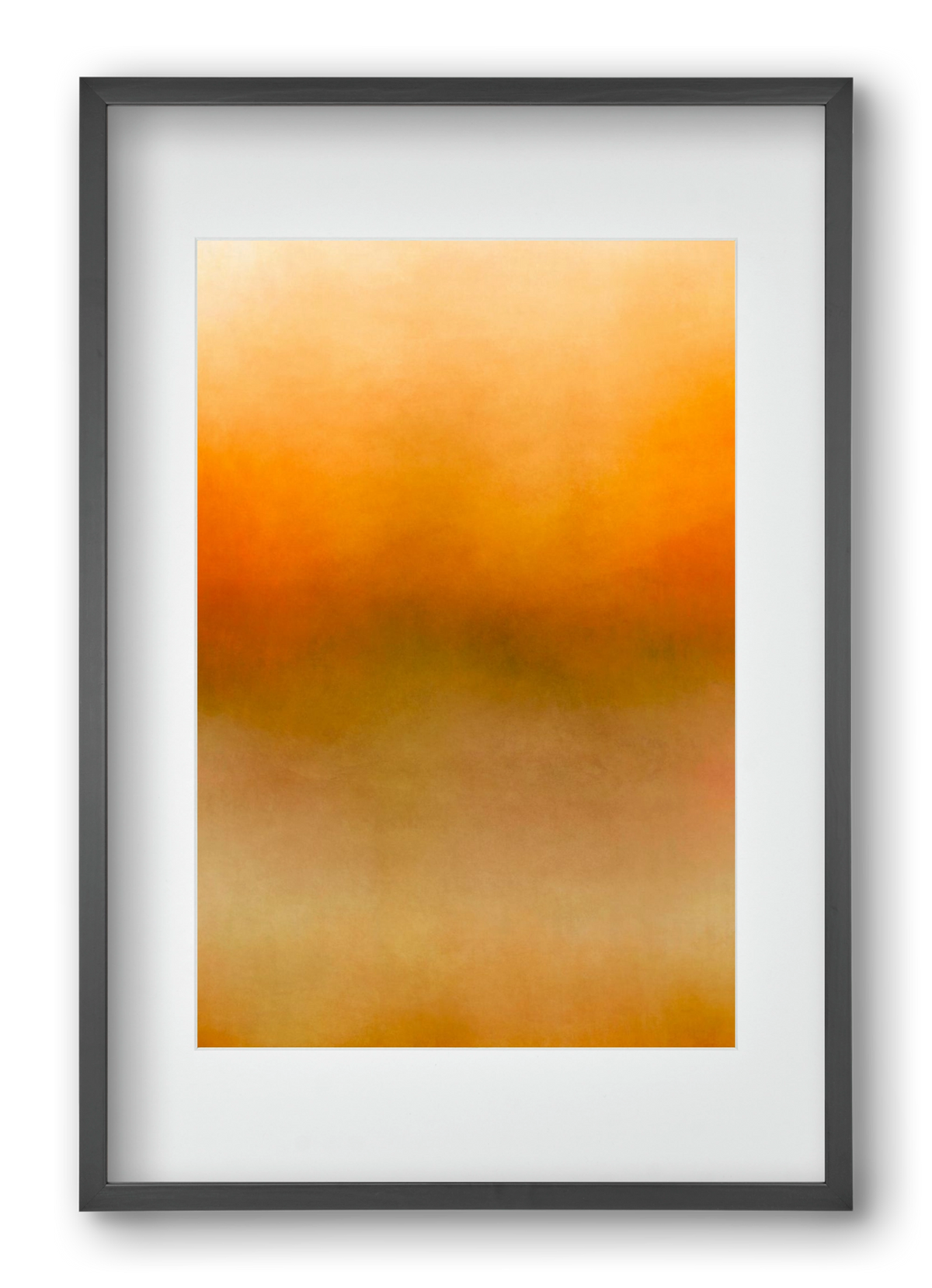 COLOR GRADIENT - 02, 40x60 cm (30x45 cm), Fekete keret, paszpartuval