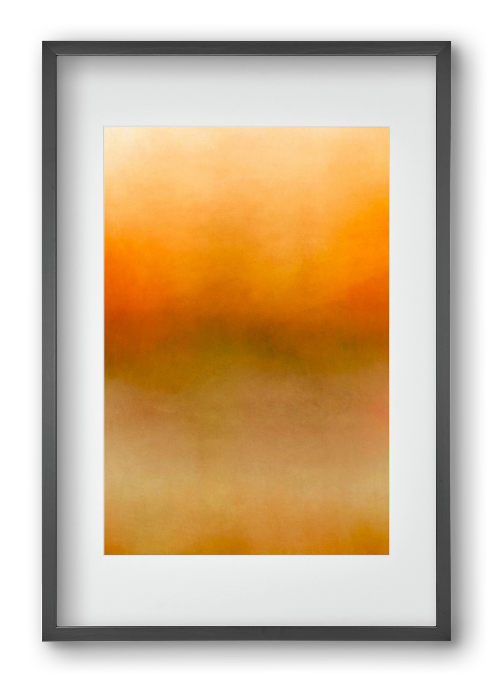 COLOR GRADIENT - 02, 40x60 cm (30x45 cm), Fekete keret, paszpartuval