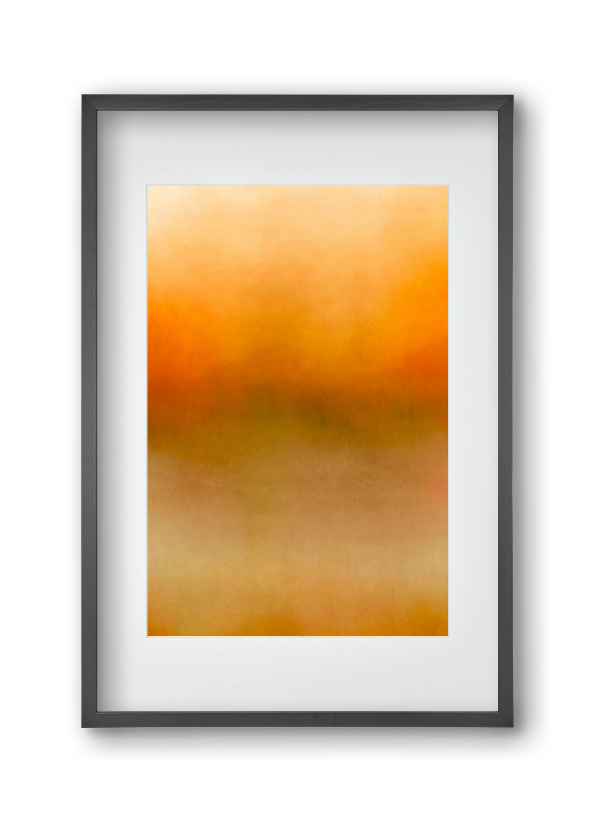 COLOR GRADIENT - 02, 30x45 cm (20x30 cm), Fekete keret, paszpartuval