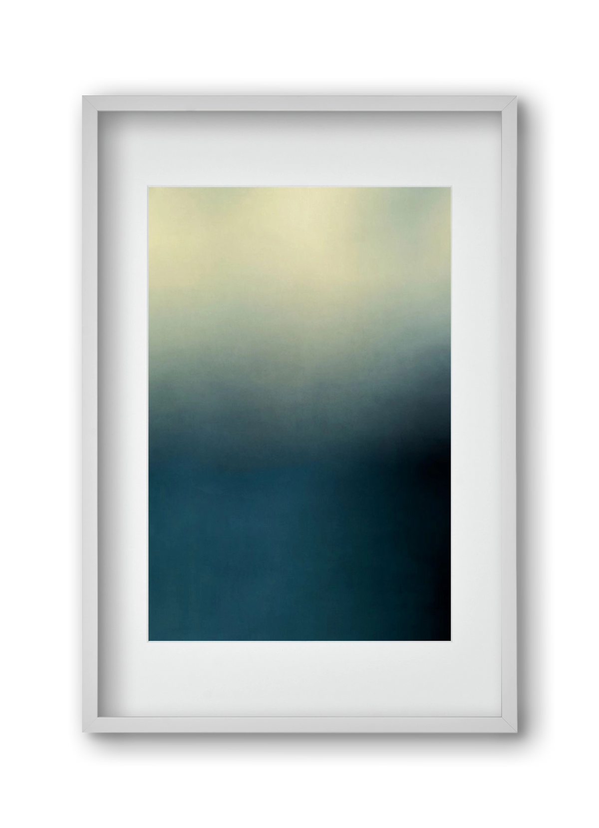 COLOR GRADIENT - 03, 30x45 cm (20x30 cm), Fehér keret, paszpartuval