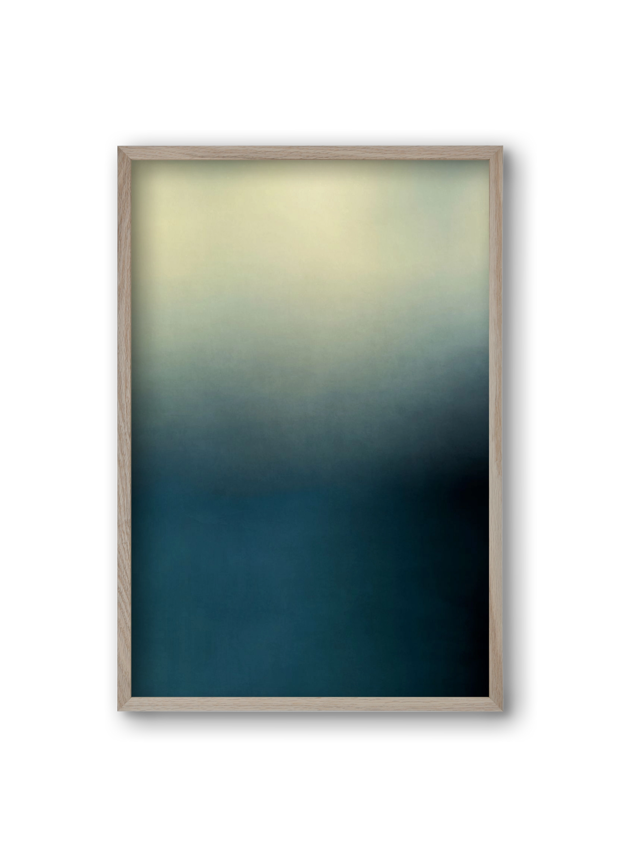 COLOR GRADIENT - 03, 20x30 cm (20x30 cm), Tölgy keret