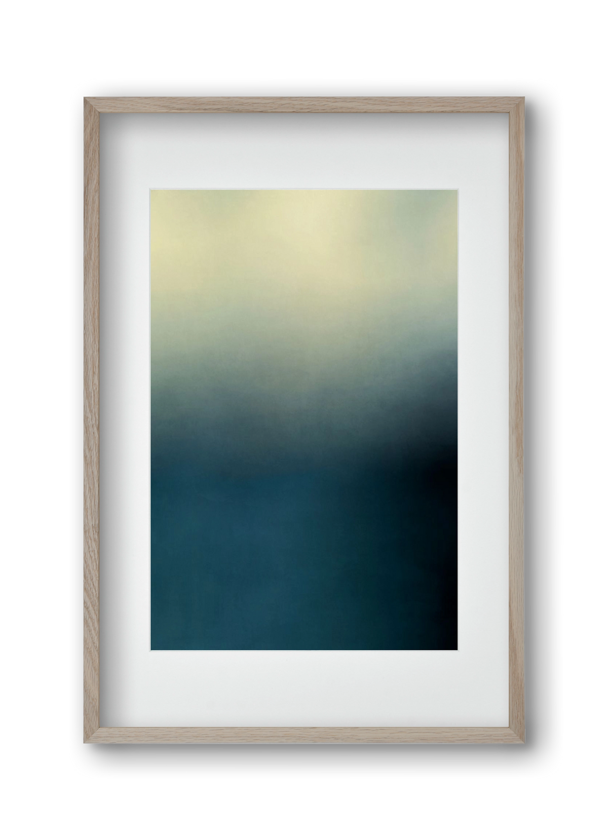 COLOR GRADIENT - 03, 30x45 cm (20x30 cm), Tölgy keret, paszpartuval