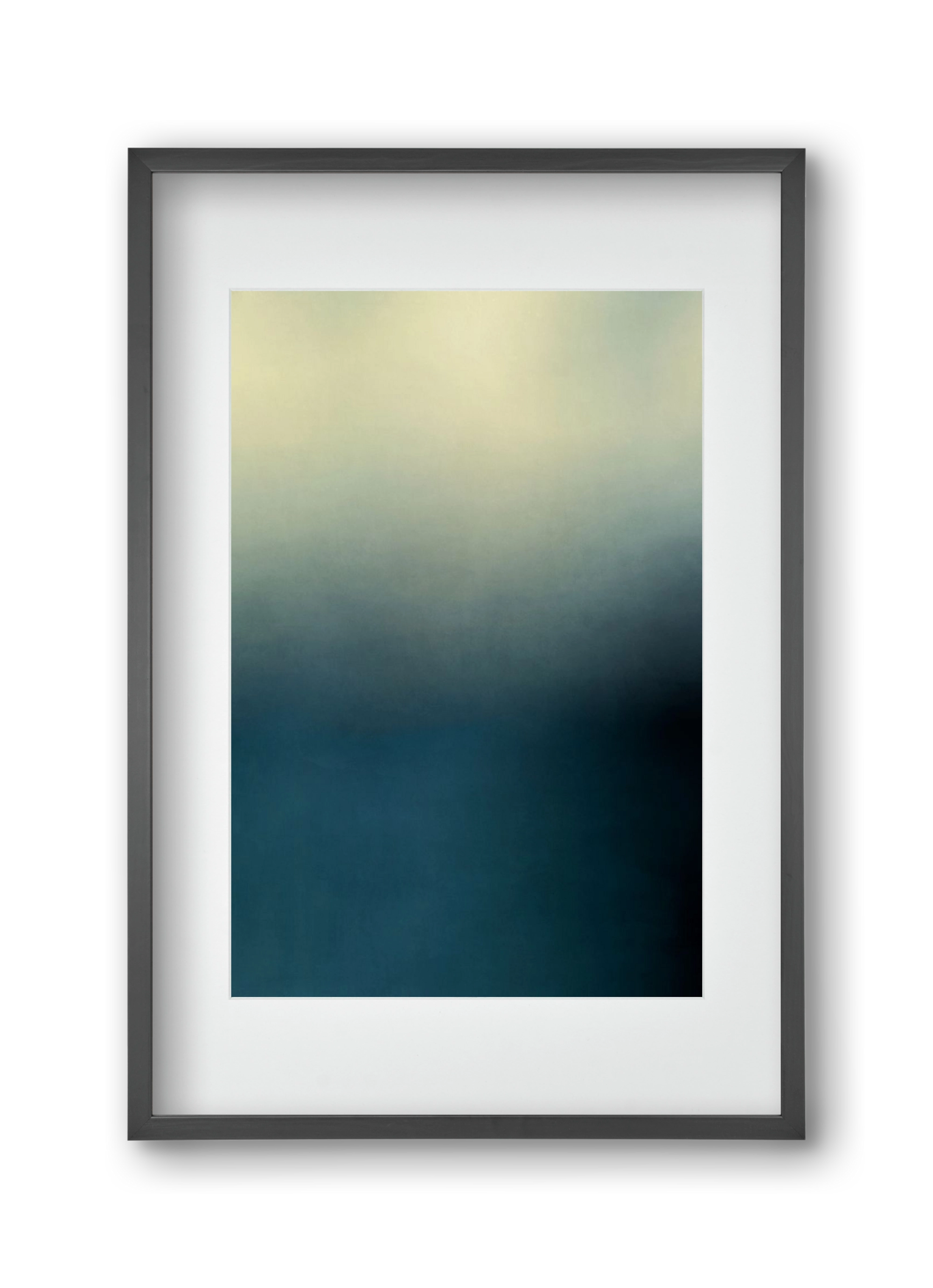 COLOR GRADIENT - 03, 30x45 cm (20x30 cm), Fekete keret, paszpartuval