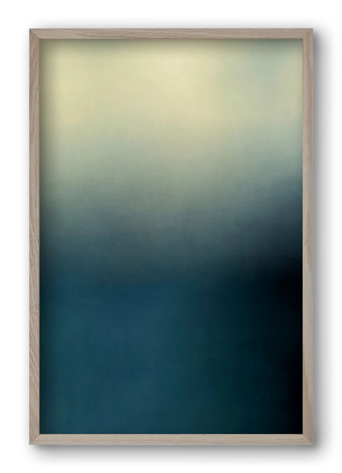 COLOR GRADIENT - 03, 40x60 cm (40x60 cm), Tölgy keret