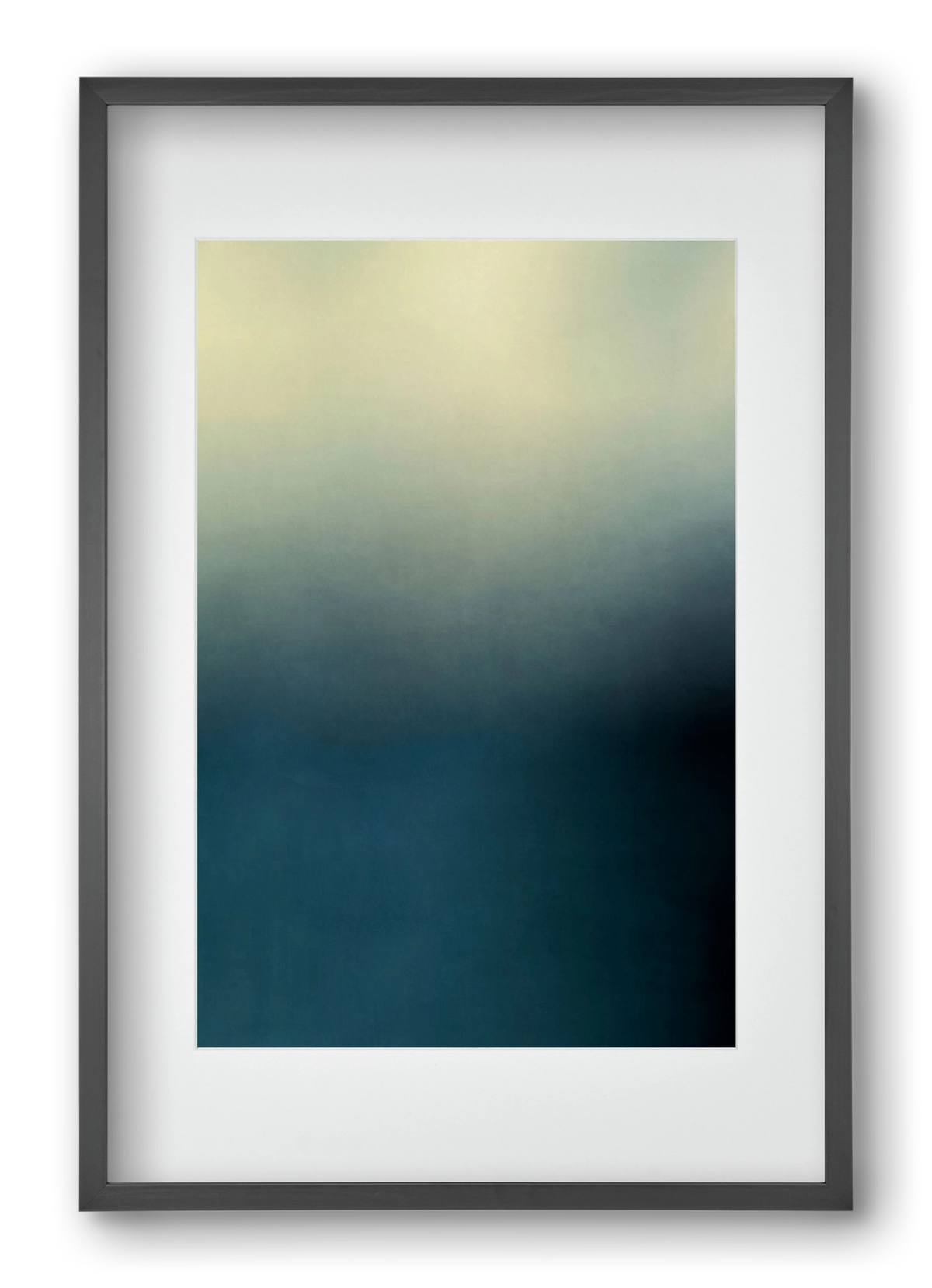 COLOR GRADIENT - 03, 40x60 cm (30x45 cm), Fekete keret, paszpartuval