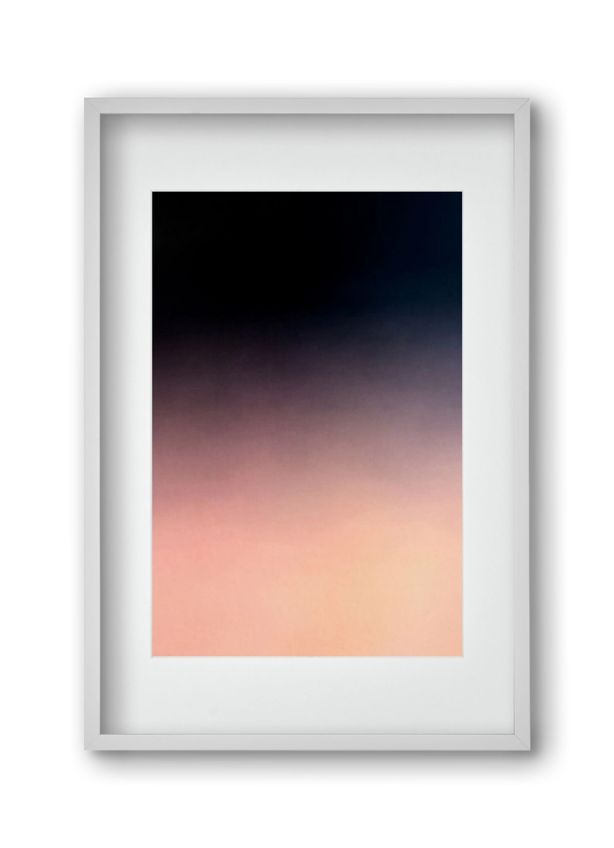 COLOR GRADIENT - 04, 30x45 cm (20x30 cm), Fehér keret, paszpartuval