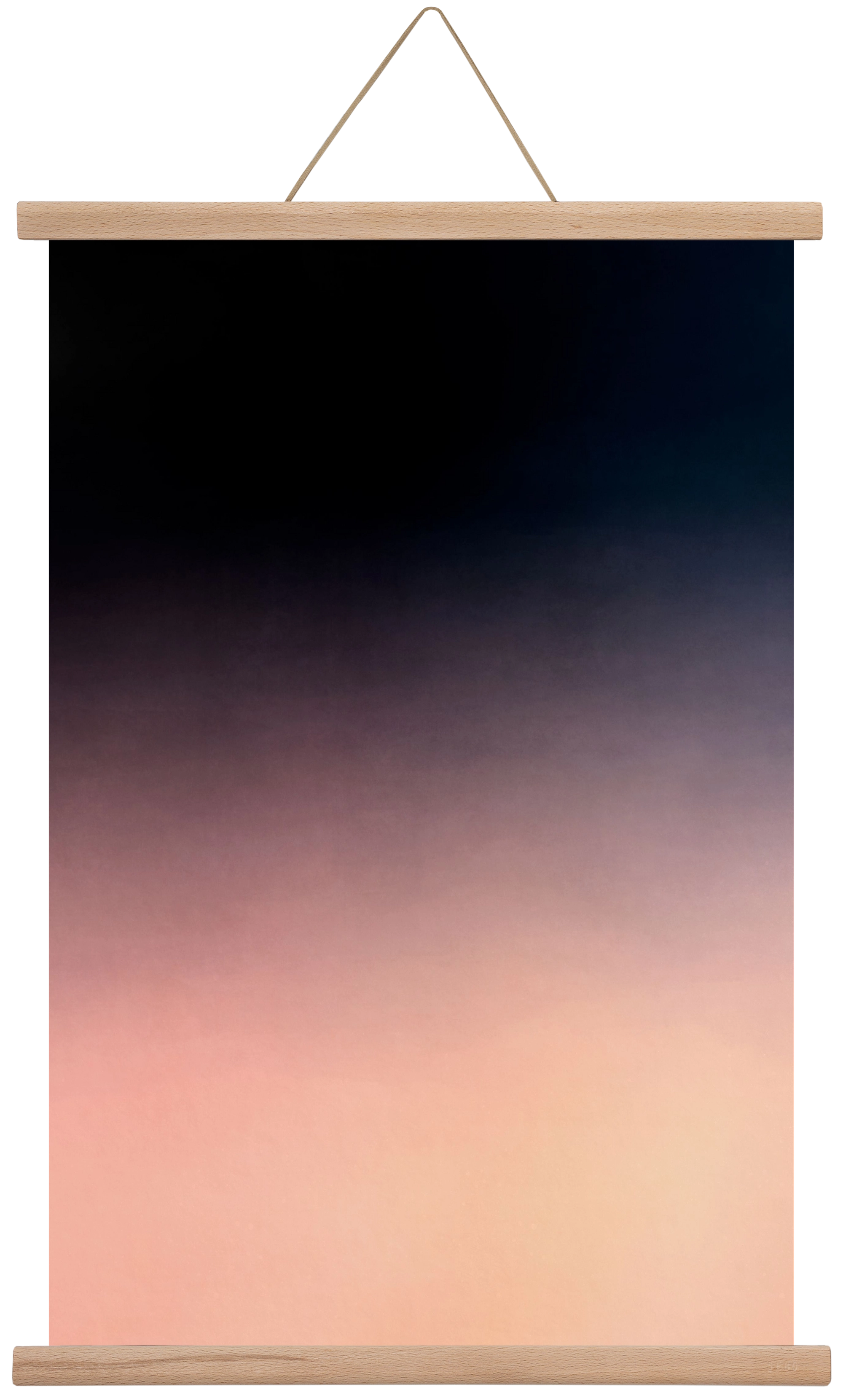 COLOR GRADIENT - 04, 40x60 cm (40x60 cm), Tölgy akasztó