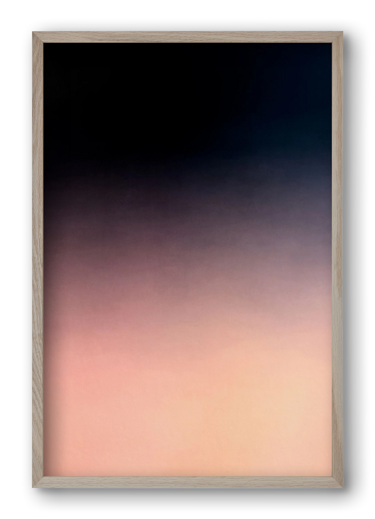 COLOR GRADIENT - 04, 40x60 cm (40x60 cm), Tölgy keret