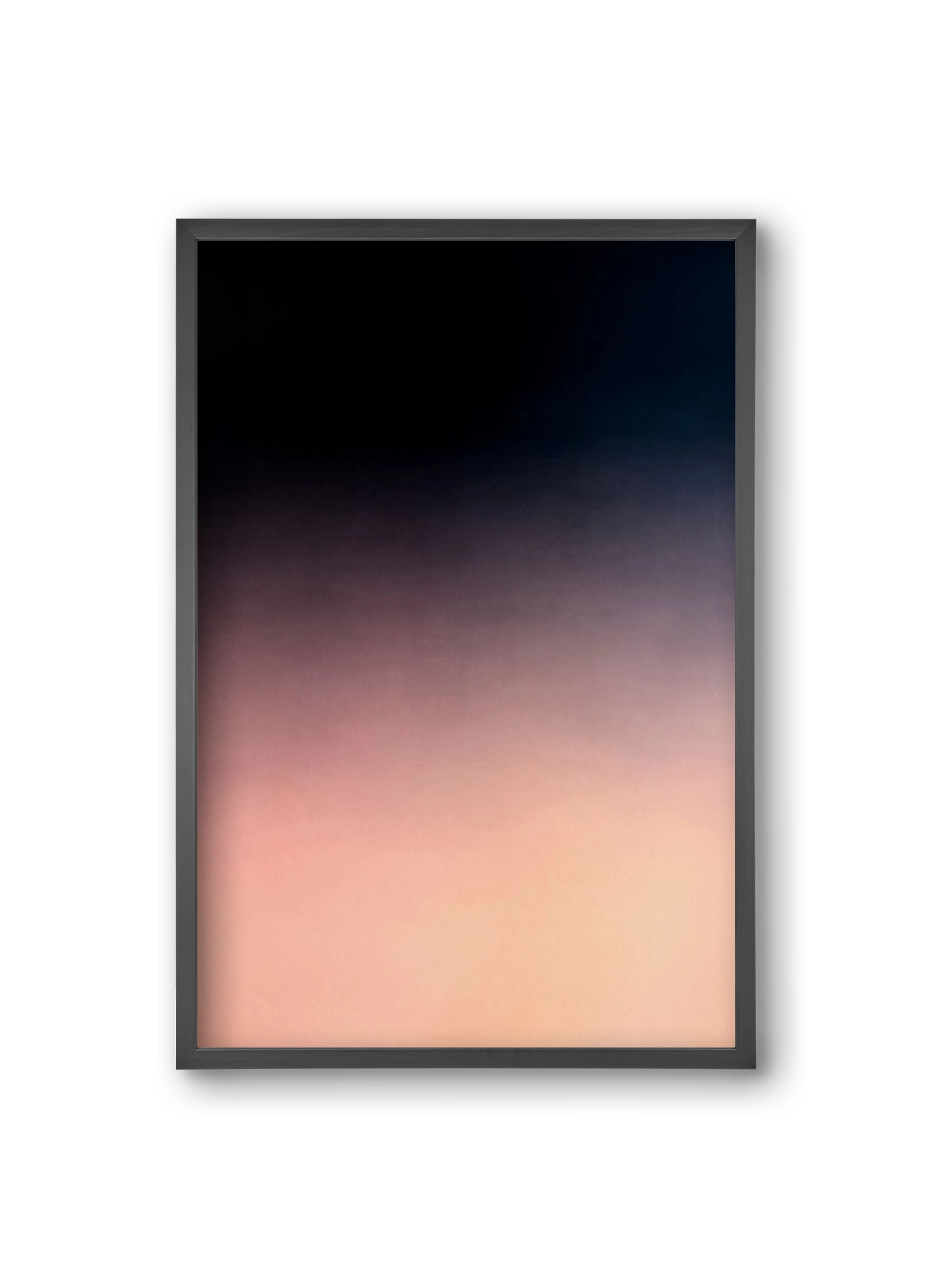 COLOR GRADIENT - 04, 20x30 cm (20x30 cm), Fekete keret