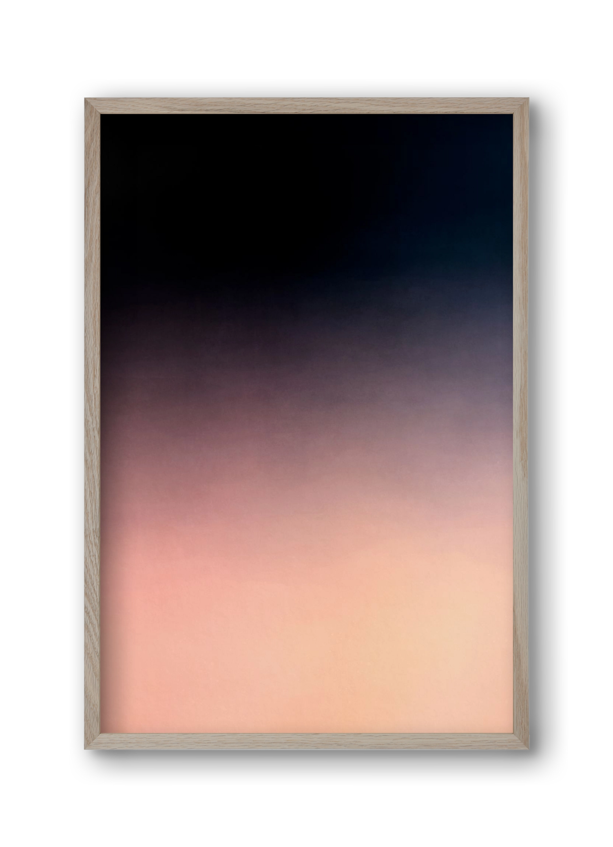 COLOR GRADIENT - 04, 30x45 cm (30x45 cm), Tölgy keret