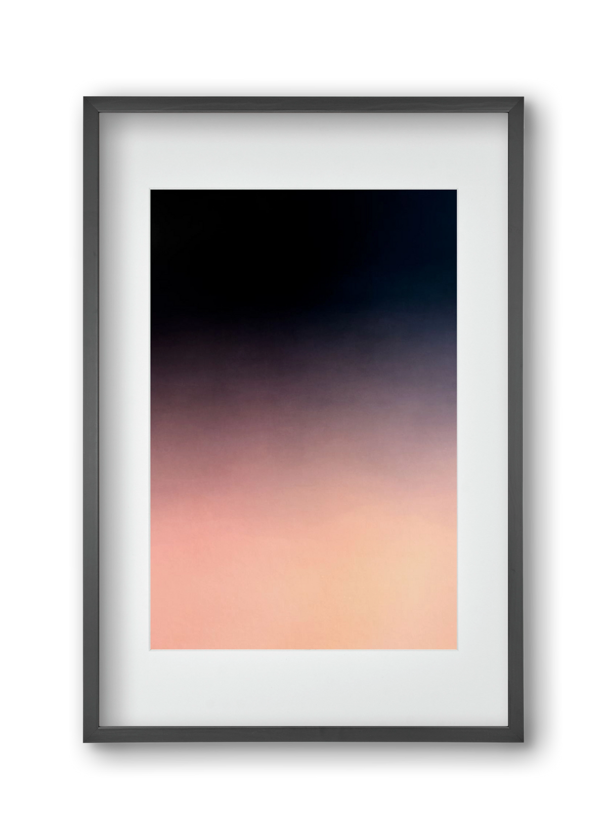 COLOR GRADIENT - 04, 30x45 cm (20x30 cm), Fekete keret, paszpartuval