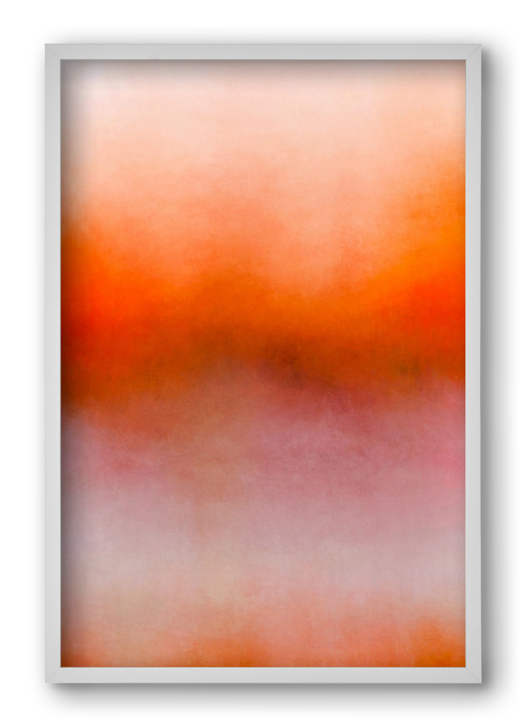 COLOR GRADIENT - 05, 40x60 cm (40x60 cm), Fehér keret