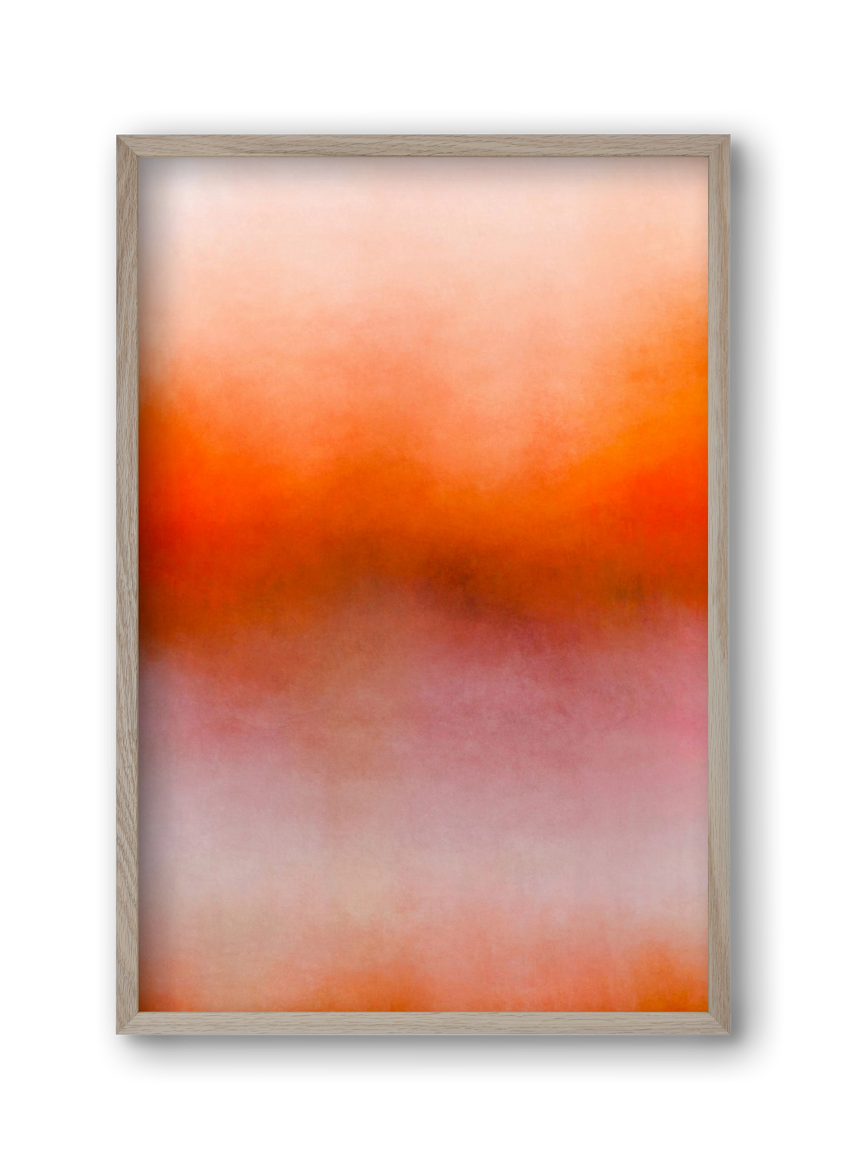 COLOR GRADIENT - 05, 30x45 cm (30x45 cm), Tölgy keret