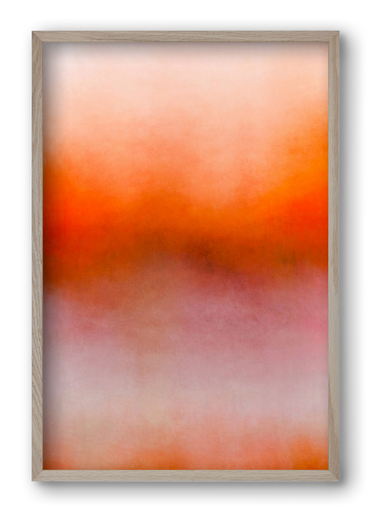 COLOR GRADIENT - 05, 40x60 cm (40x60 cm), Tölgy keret