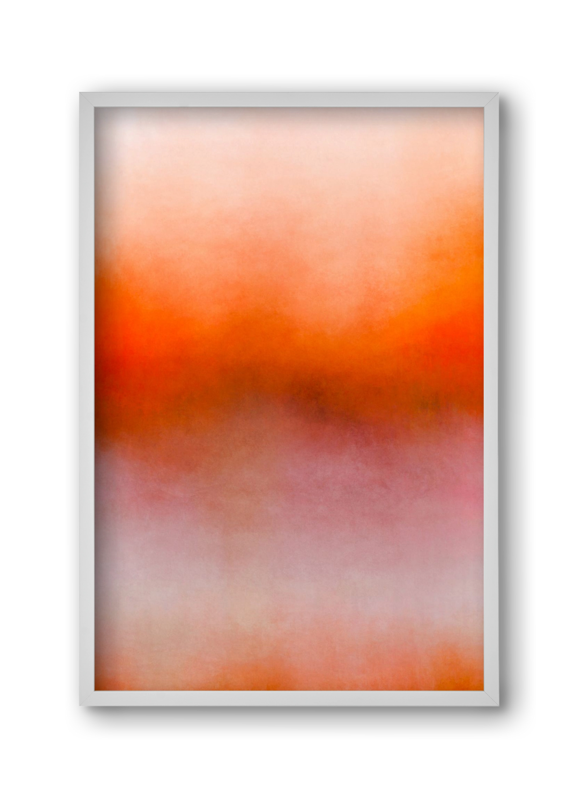 COLOR GRADIENT - 05, 30x45 cm (30x45 cm), Fehér keret