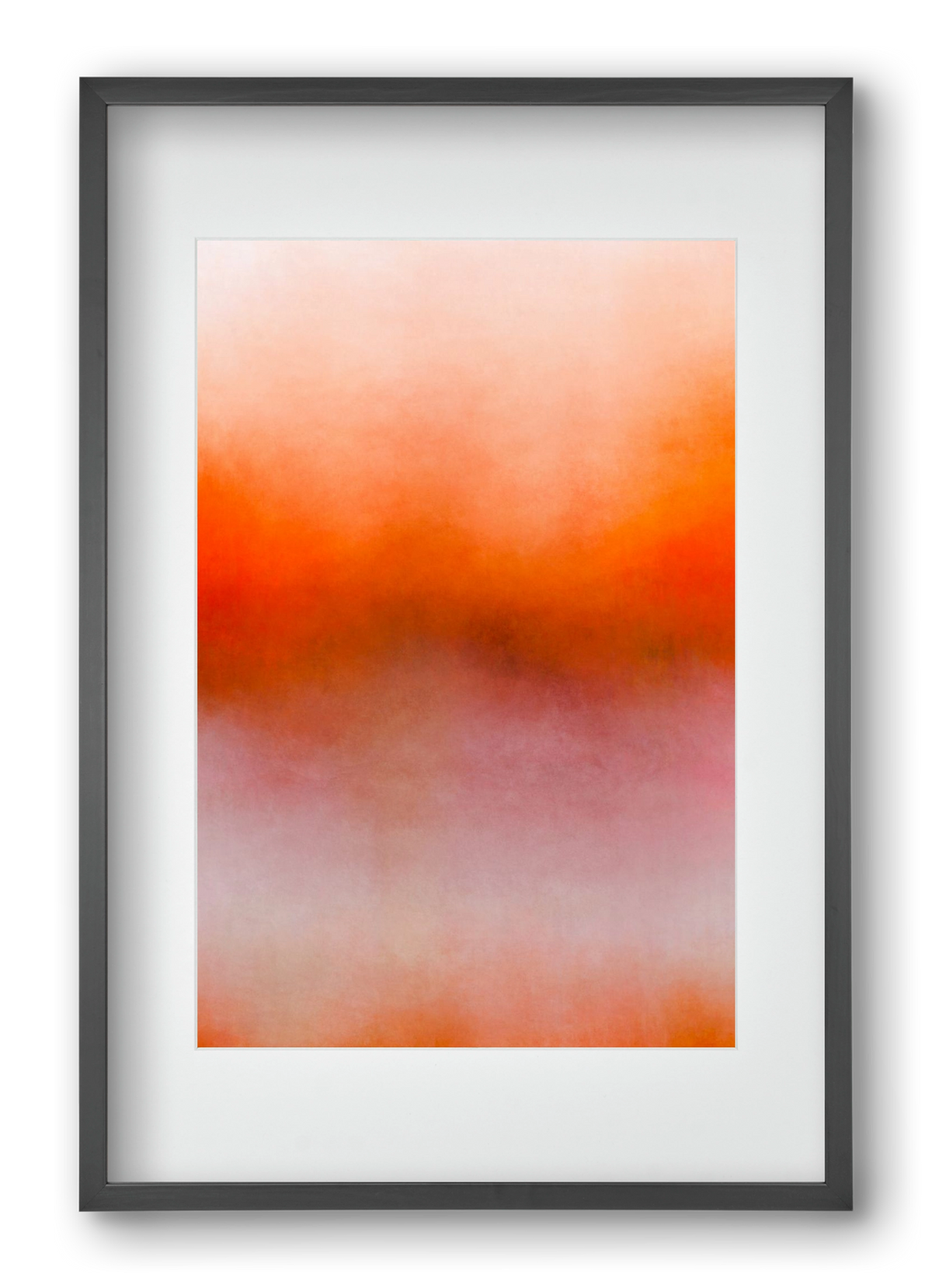 COLOR GRADIENT - 05, 40x60 cm (30x45 cm), Fekete keret, paszpartuval