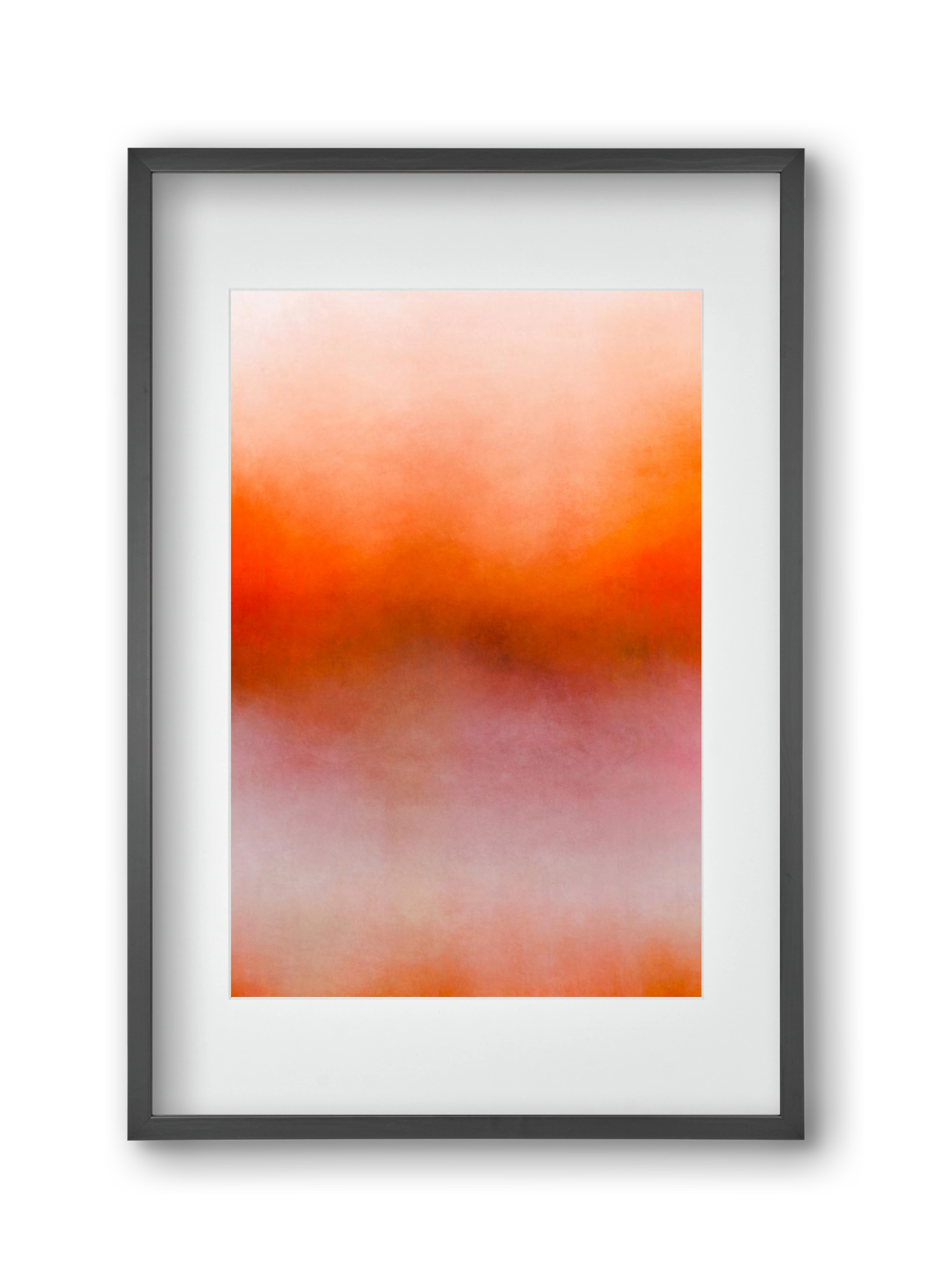 COLOR GRADIENT - 05, 30x45 cm (20x30 cm), Fekete keret, paszpartuval