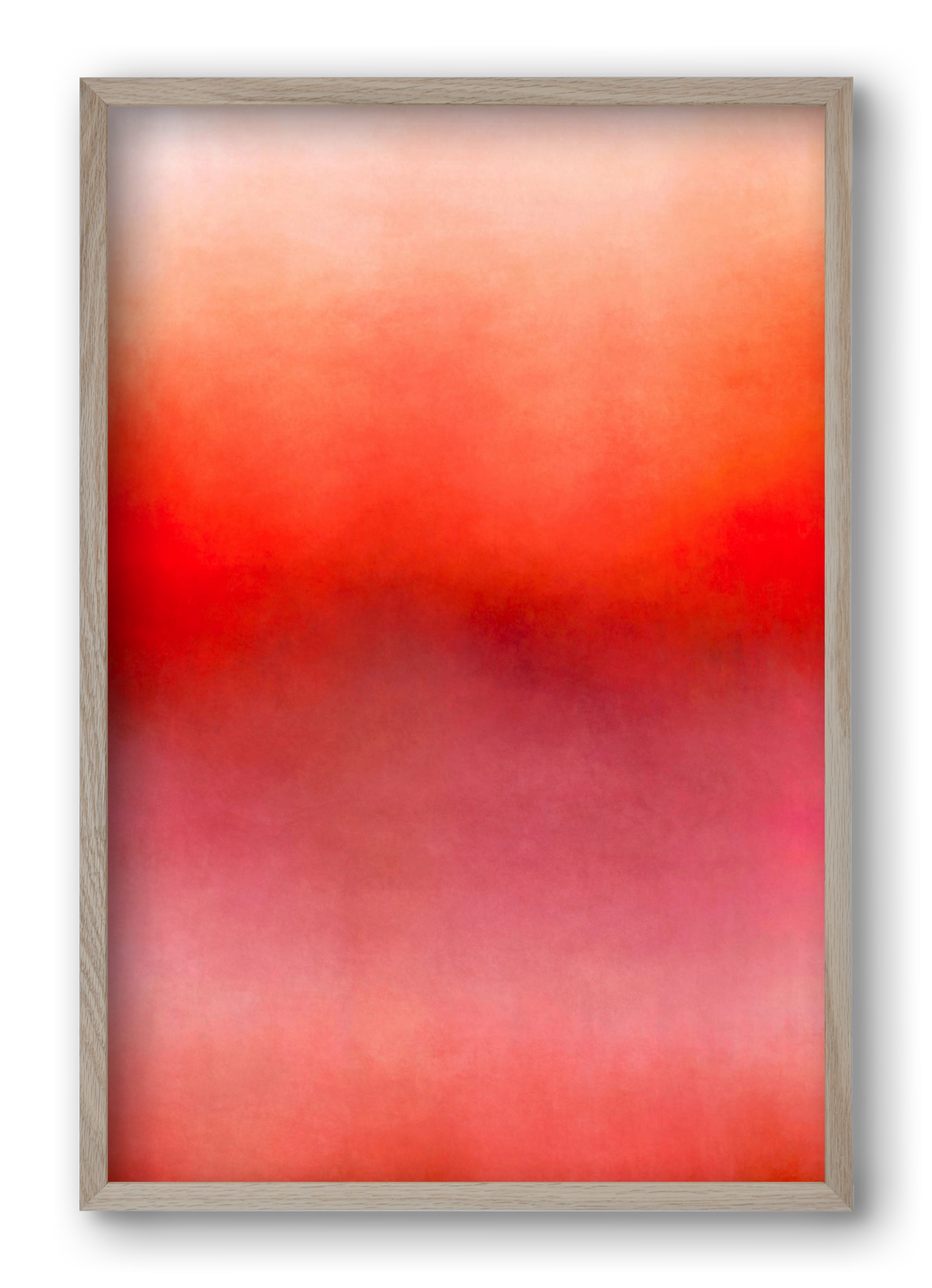 COLOR GRADIENT - 06, 40x60 cm (40x60 cm), Tölgy keret