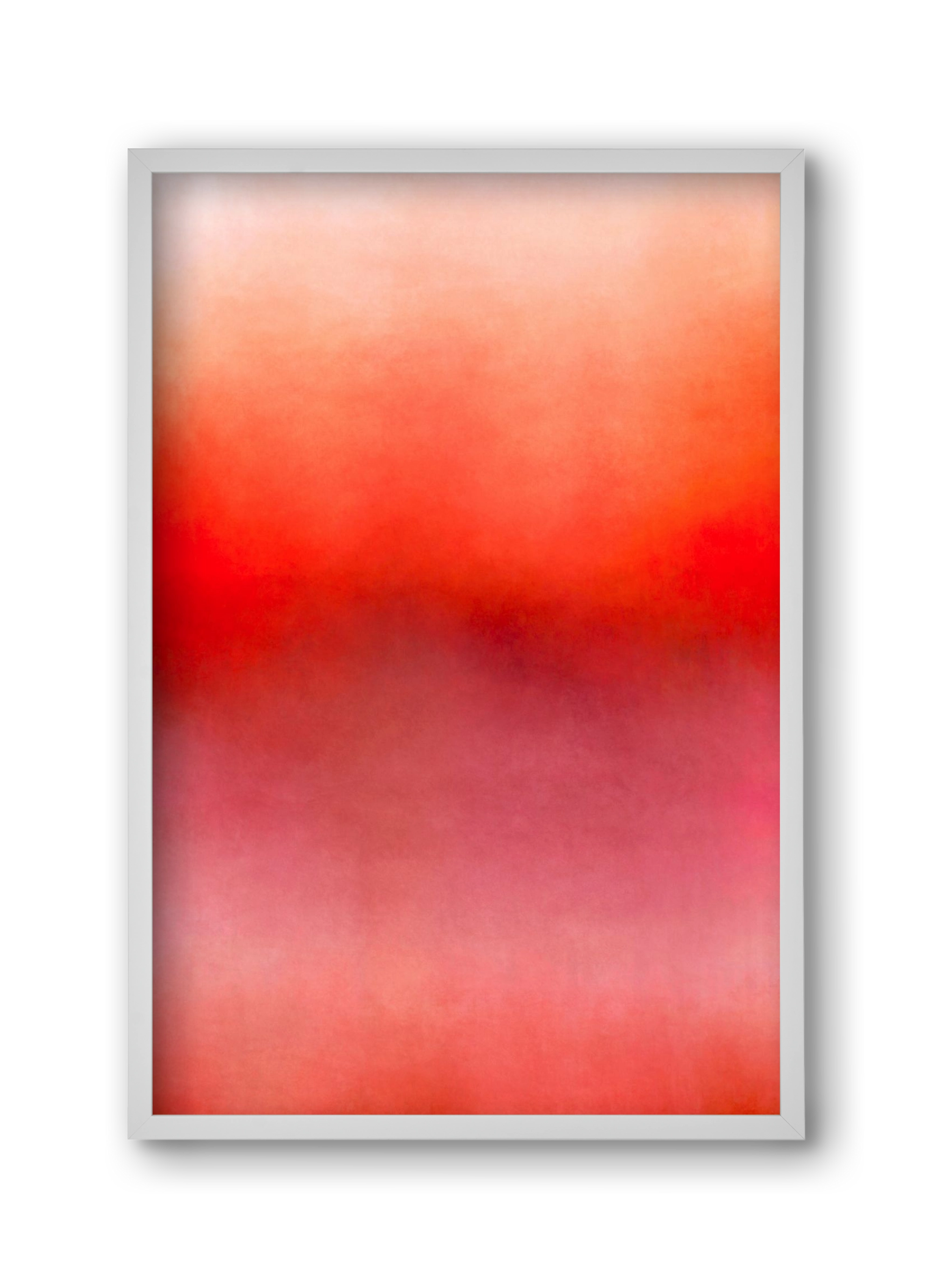 COLOR GRADIENT - 06, 30x45 cm (30x45 cm), Fehér keret