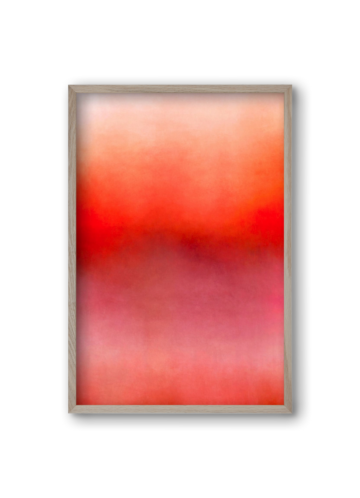 COLOR GRADIENT - 06, 20x30 cm (20x30 cm), Tölgy keret