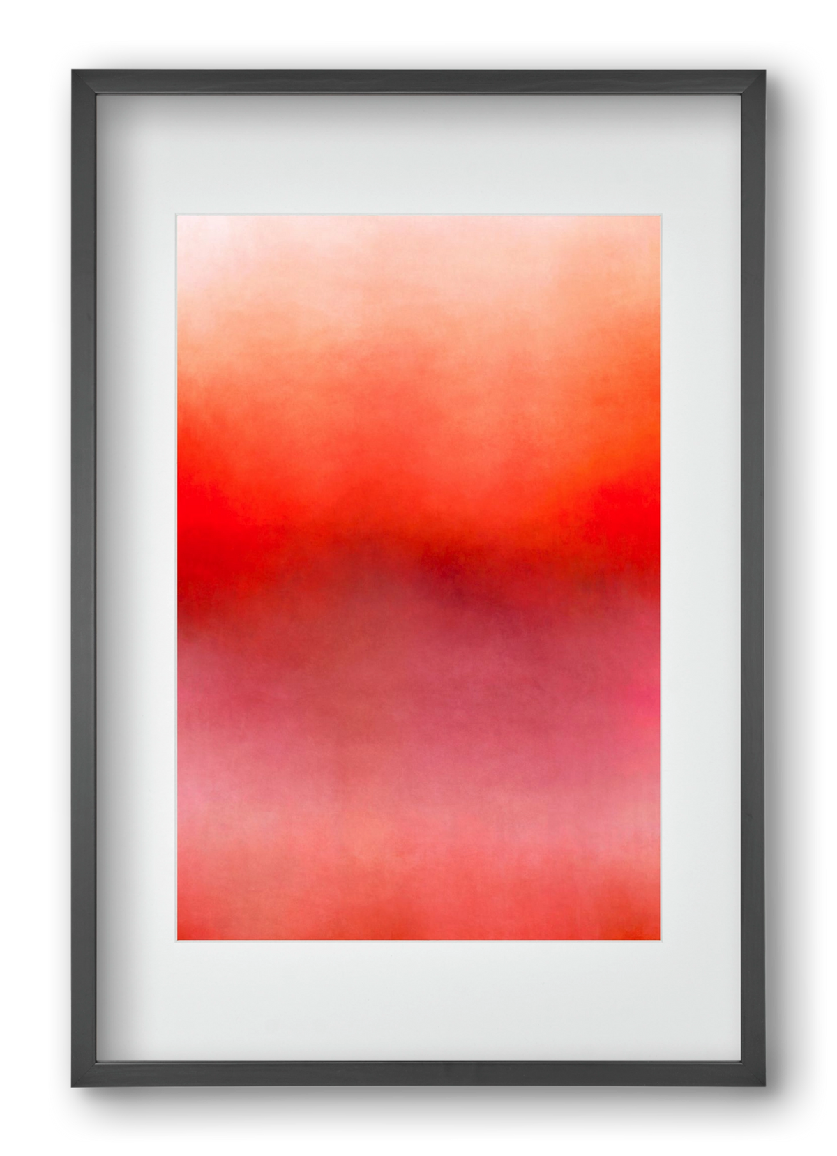 COLOR GRADIENT - 06, 40x60 cm (30x45 cm), Fekete keret, paszpartuval