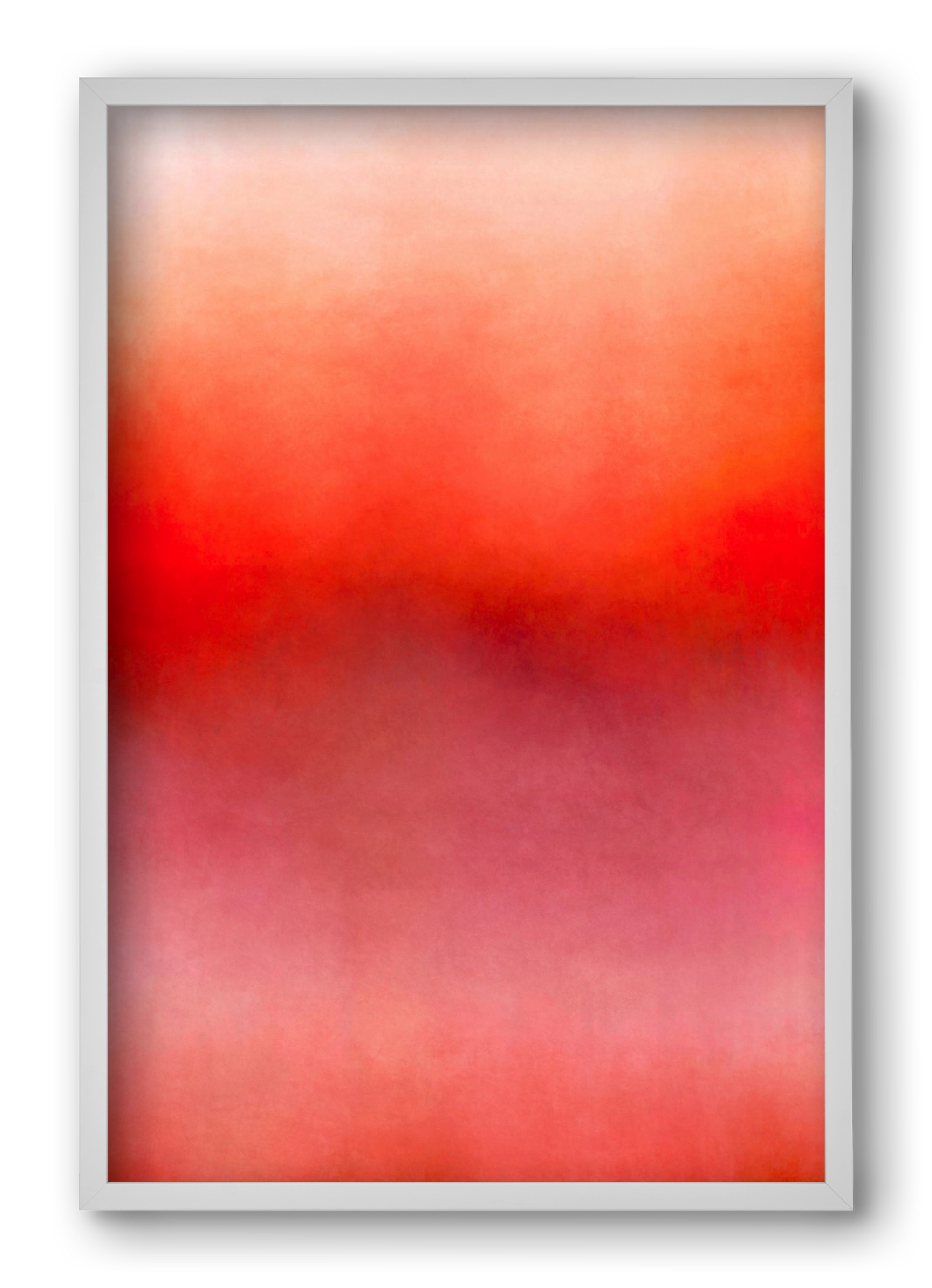 COLOR GRADIENT - 06, 40x60 cm (40x60 cm), Fehér keret