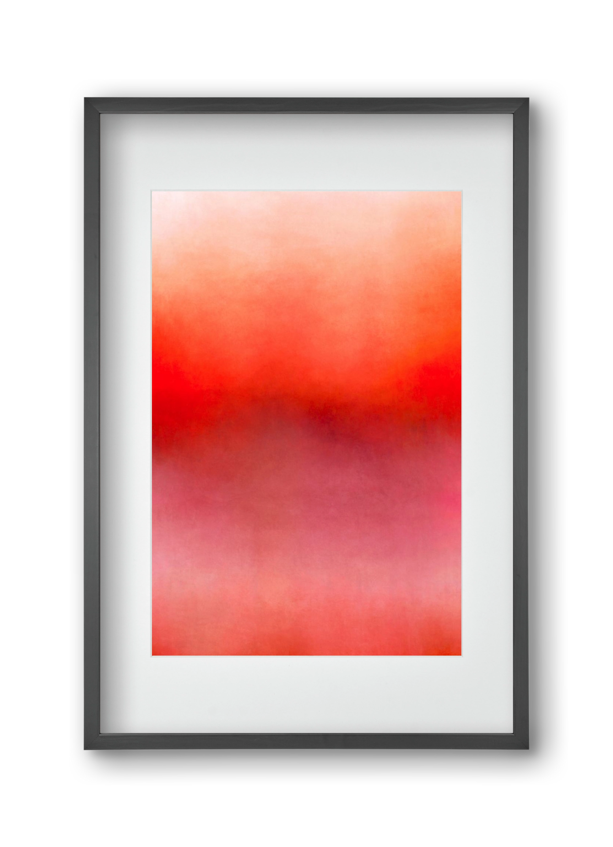 COLOR GRADIENT - 06, 30x45 cm (20x30 cm), Fekete keret, paszpartuval