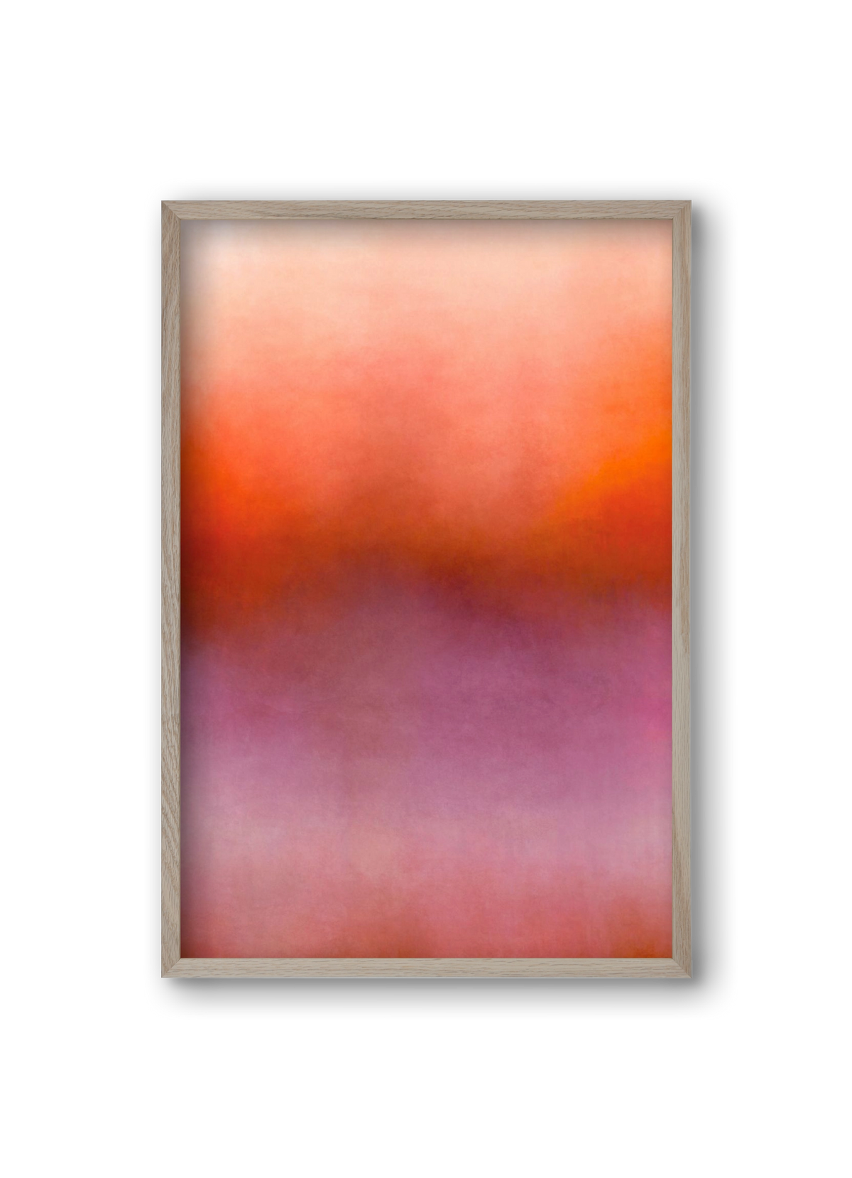 COLOR GRADIENT - 07, 20x30 cm (20x30 cm), Tölgy keret