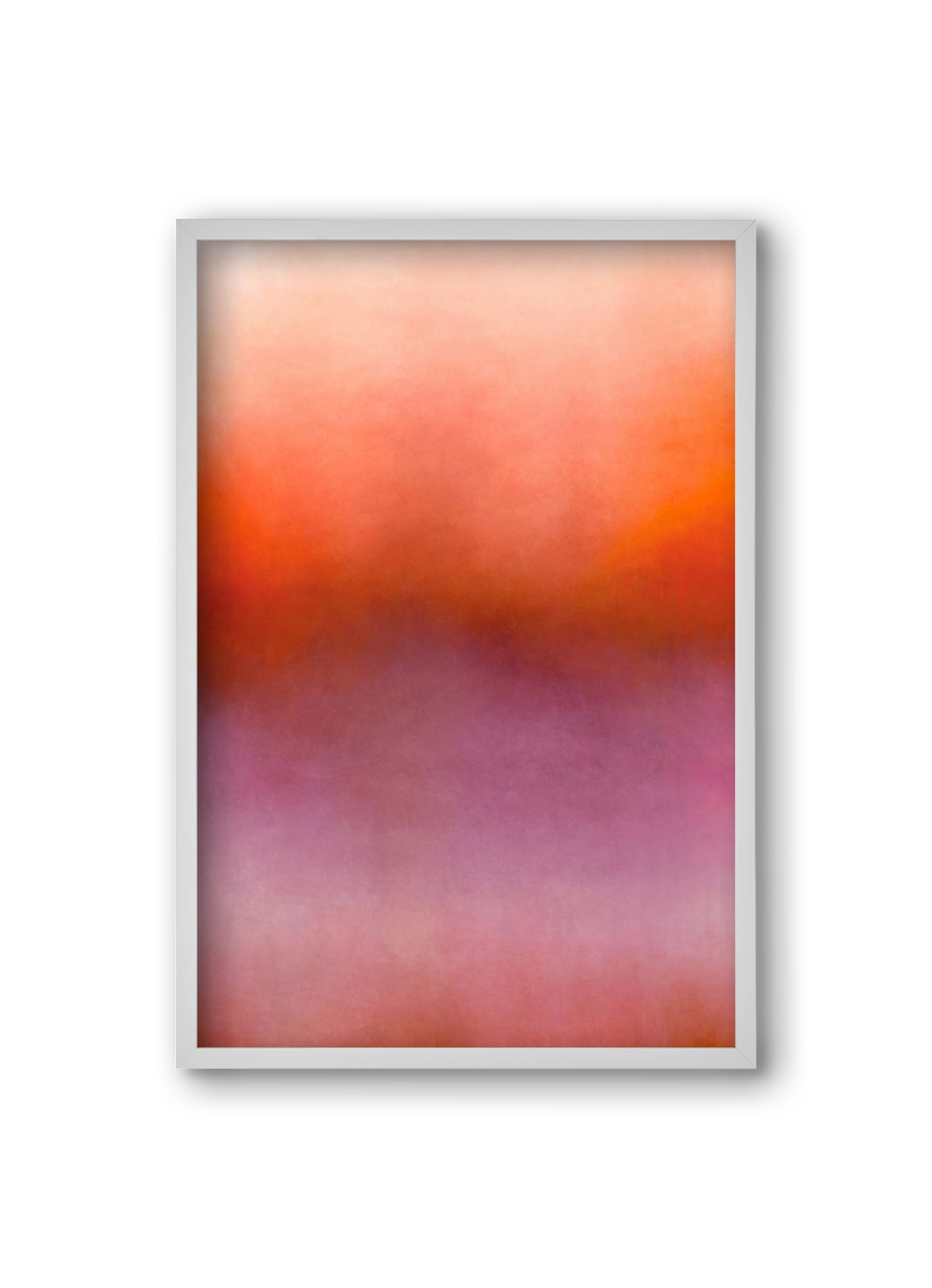 COLOR GRADIENT - 07, 20x30 cm (20x30 cm), Fehér keret