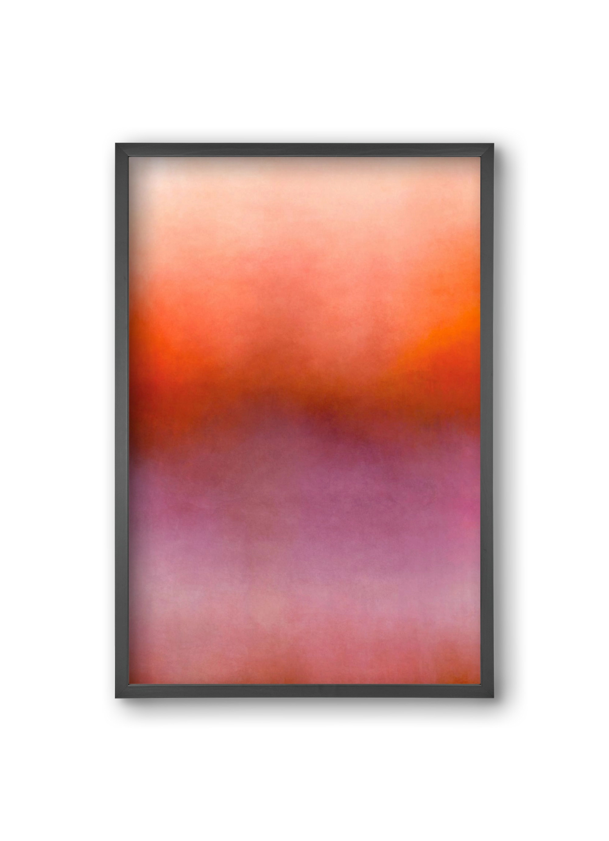 COLOR GRADIENT - 07, 20x30 cm (20x30 cm), Fekete keret