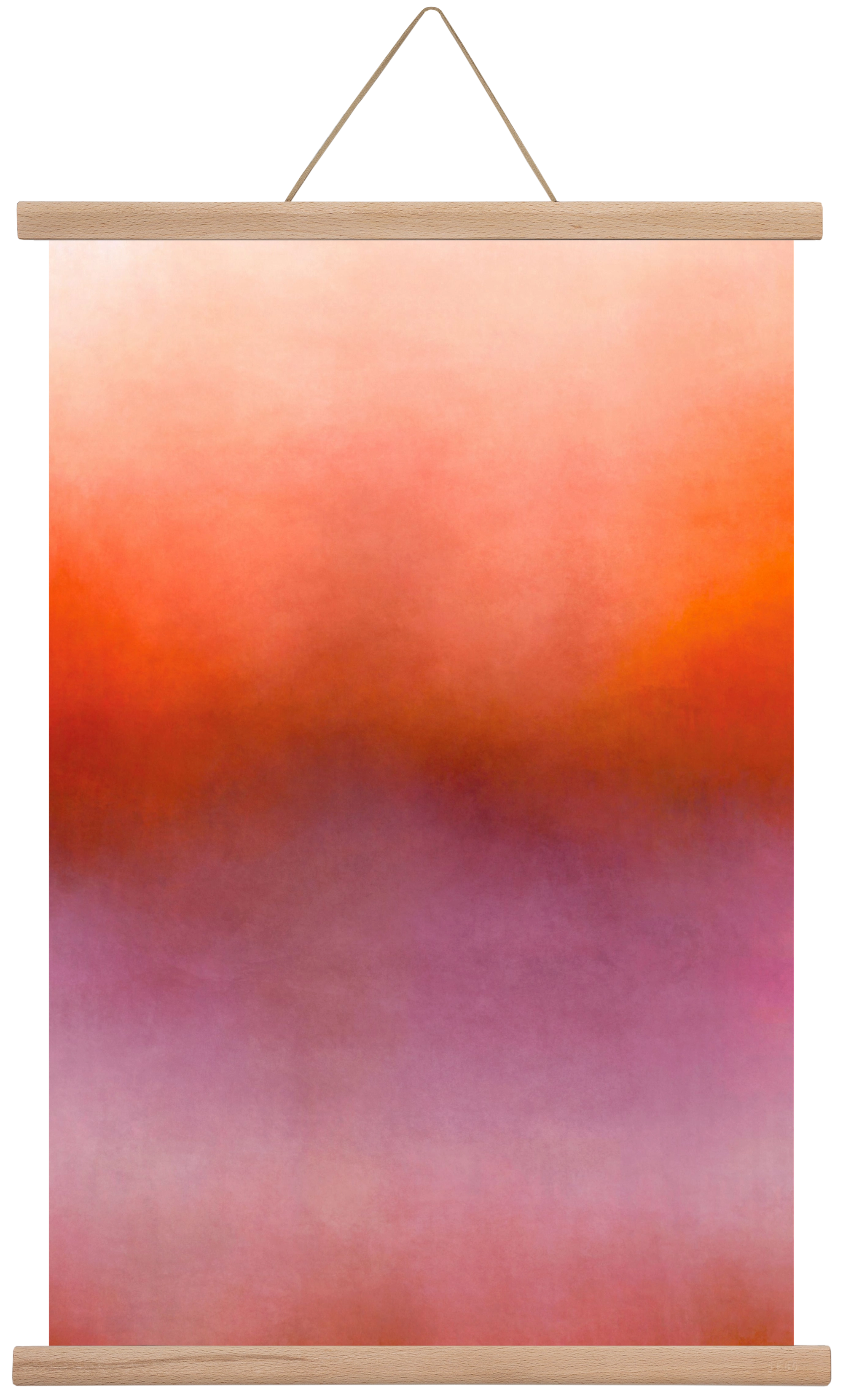 COLOR GRADIENT - 07, 40x60 cm (40x60 cm), Tölgy akasztó