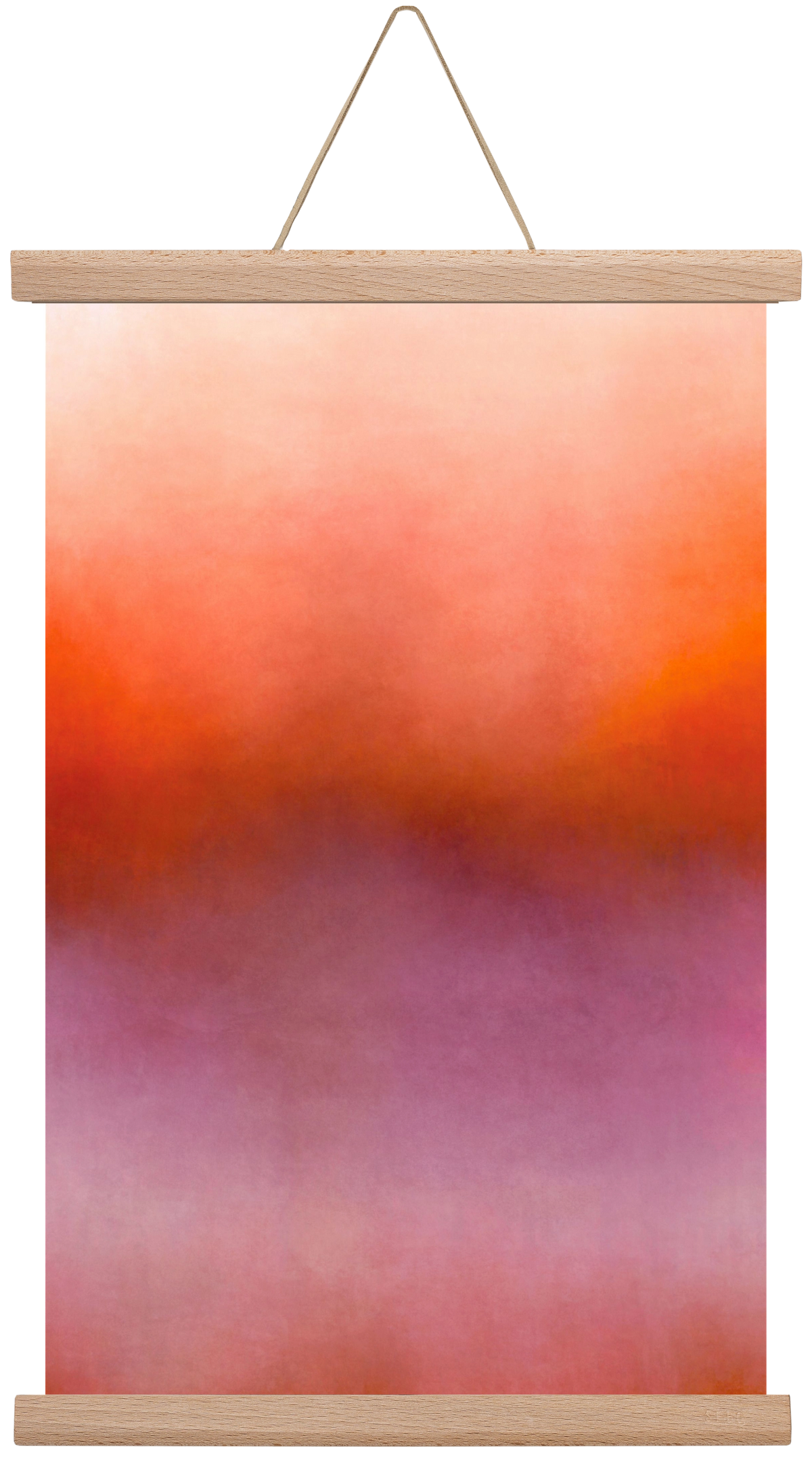 COLOR GRADIENT - 07, 30x45 cm (30x45 cm), Tölgy akasztó