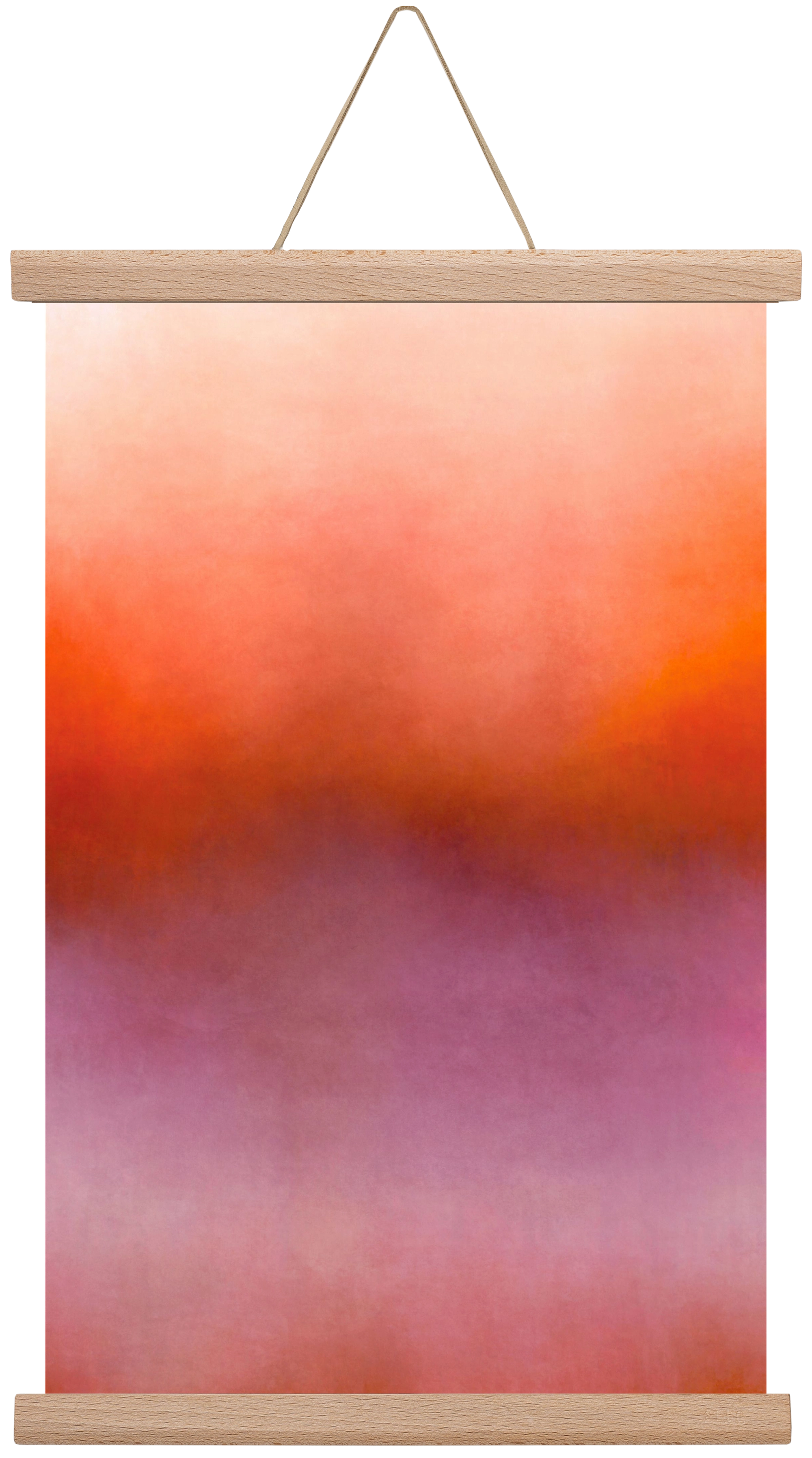 COLOR GRADIENT - 07, 30x45 cm (30x45 cm), Tölgy akasztó
