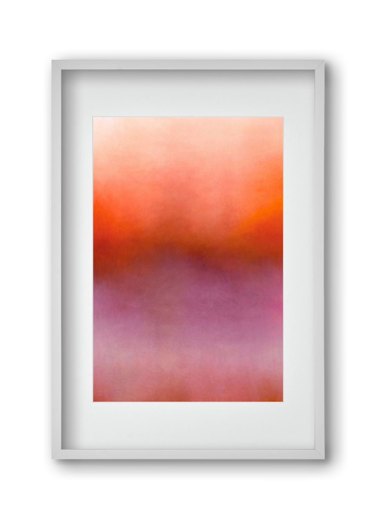 COLOR GRADIENT - 07, 30x45 cm (20x30 cm), Fehér keret, paszpartuval